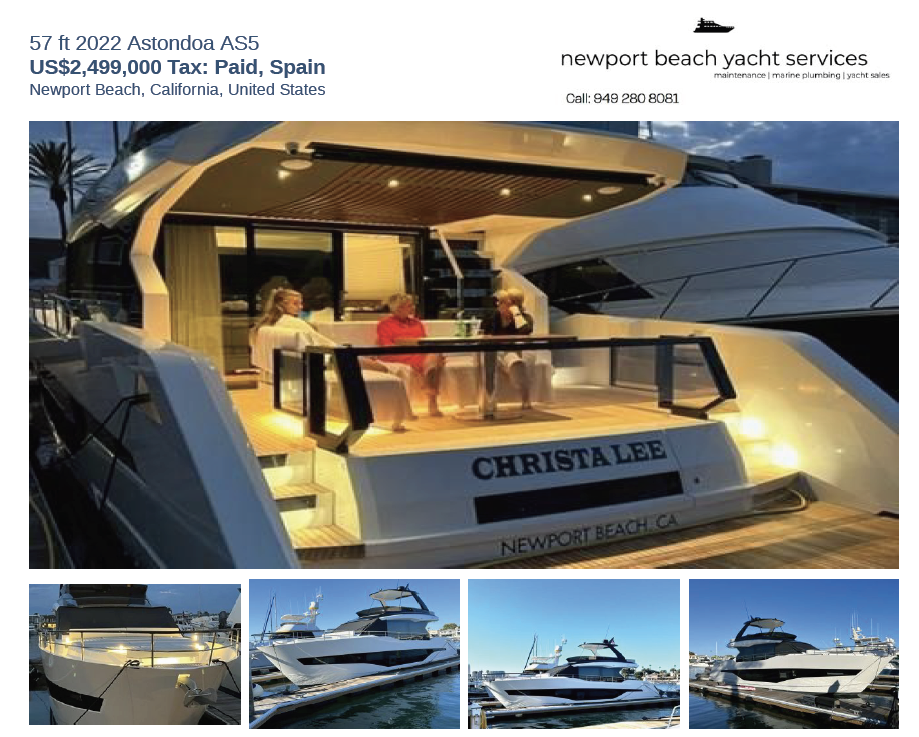 Newport Beach Yacht Services Sales, Maintenance & Marine Plumbing