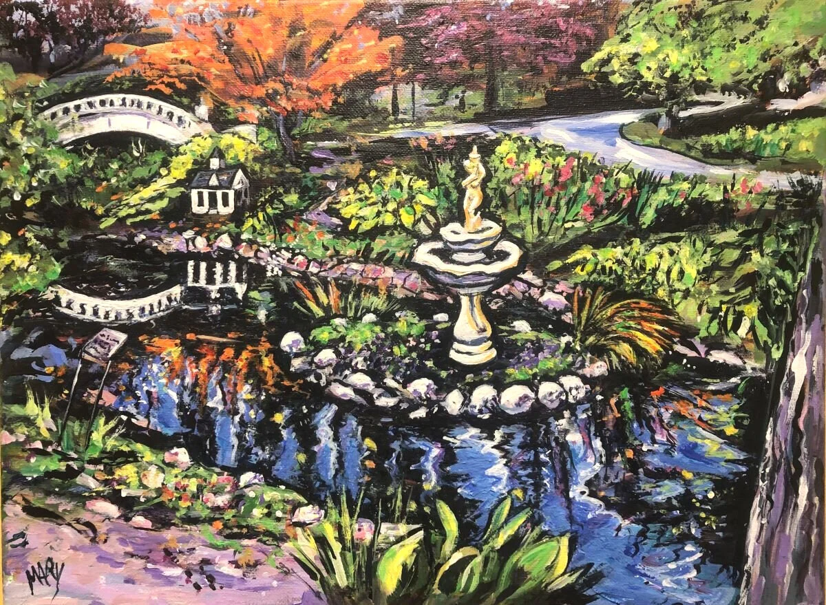 Autumn Afternoon- Halifax Public Gardens 12 x 16