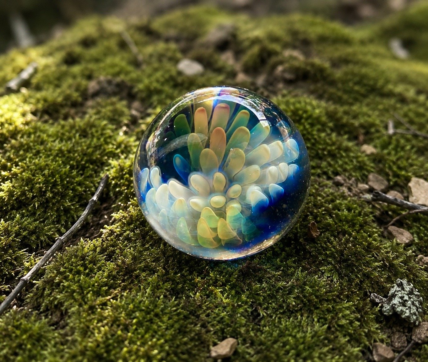 Implosion Cremation Memorial Marble