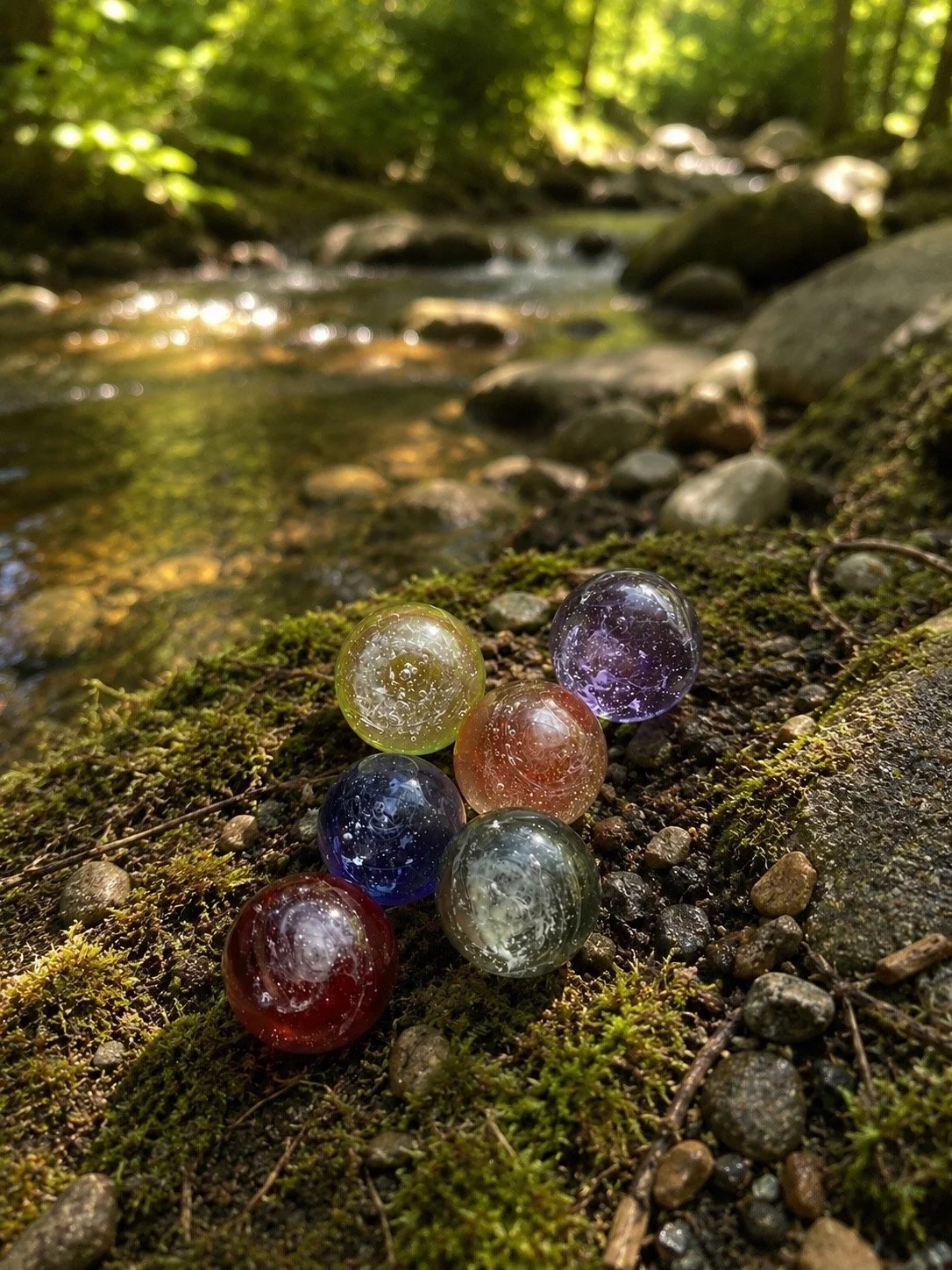 Rainbow Bridge Memory Cremation Memorial Marbles