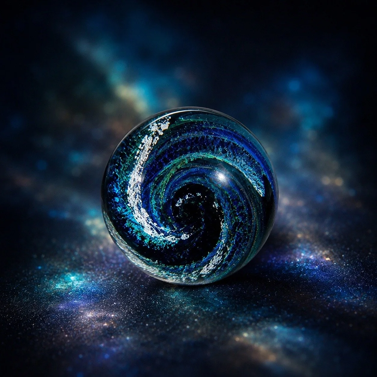 Dichro Swirl Cremation Memorial Marble