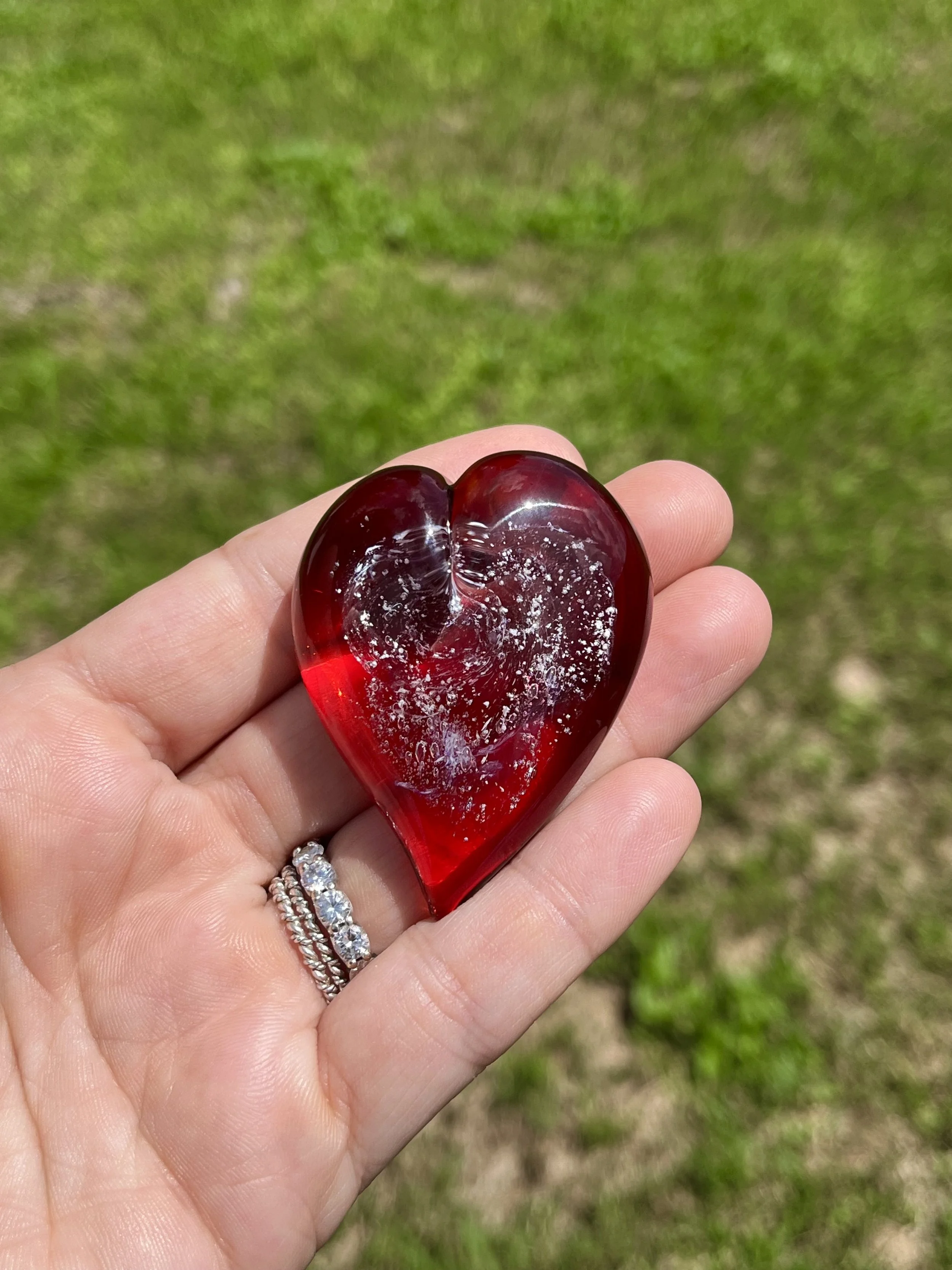 Heart Cremation Memorial Keepsake