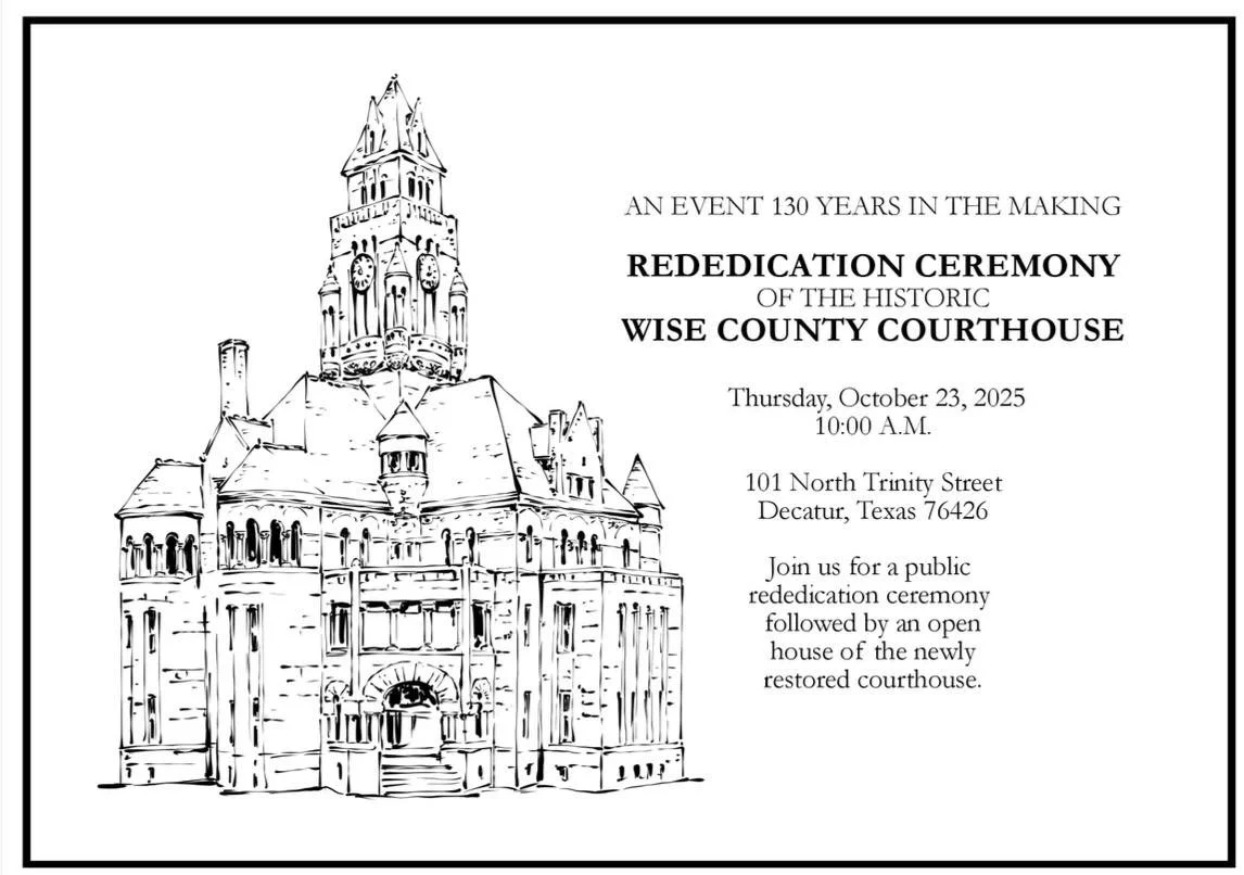 Rededication Ceremony - Wise County Courthouse