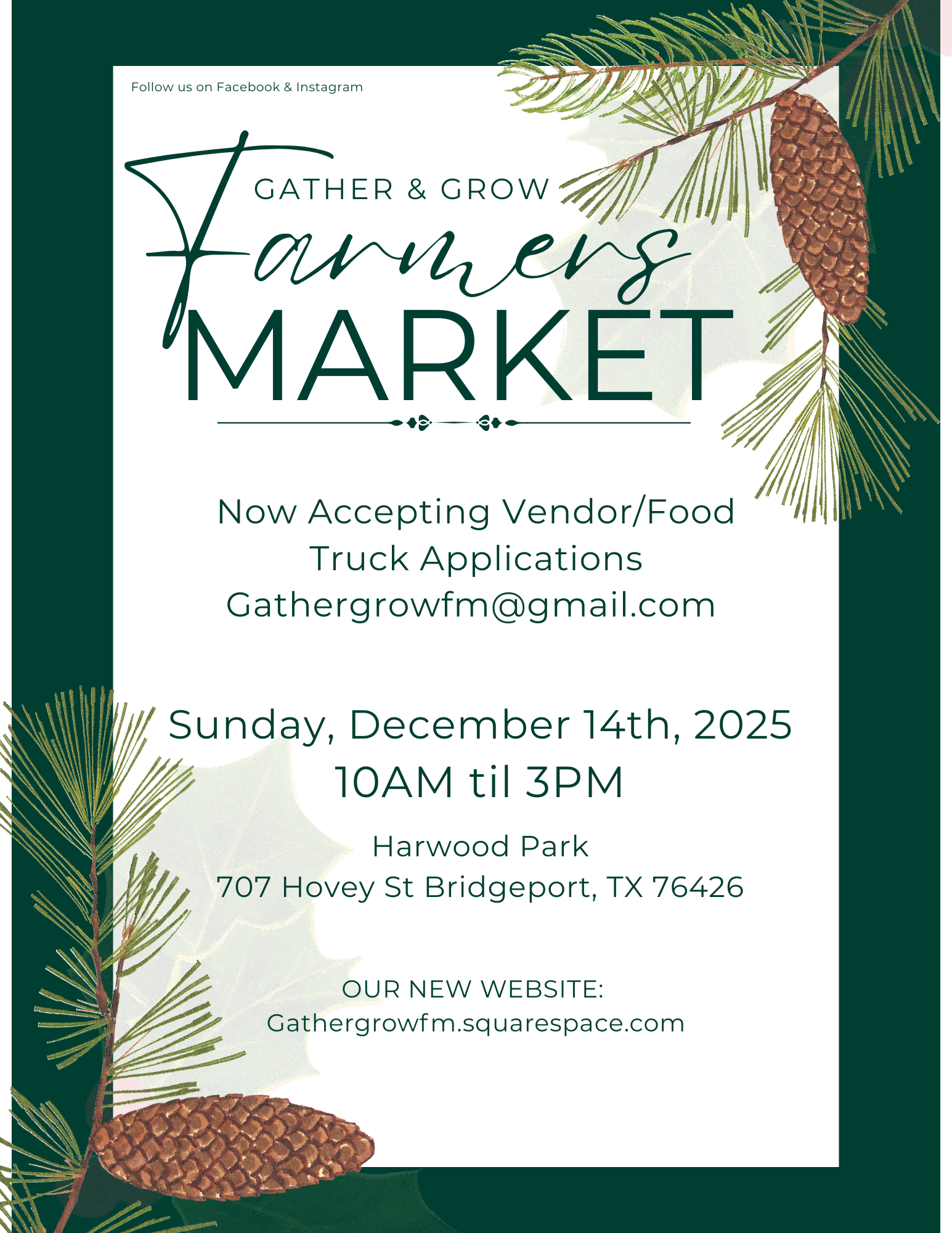 Gather &amp; Grow Farmers Market