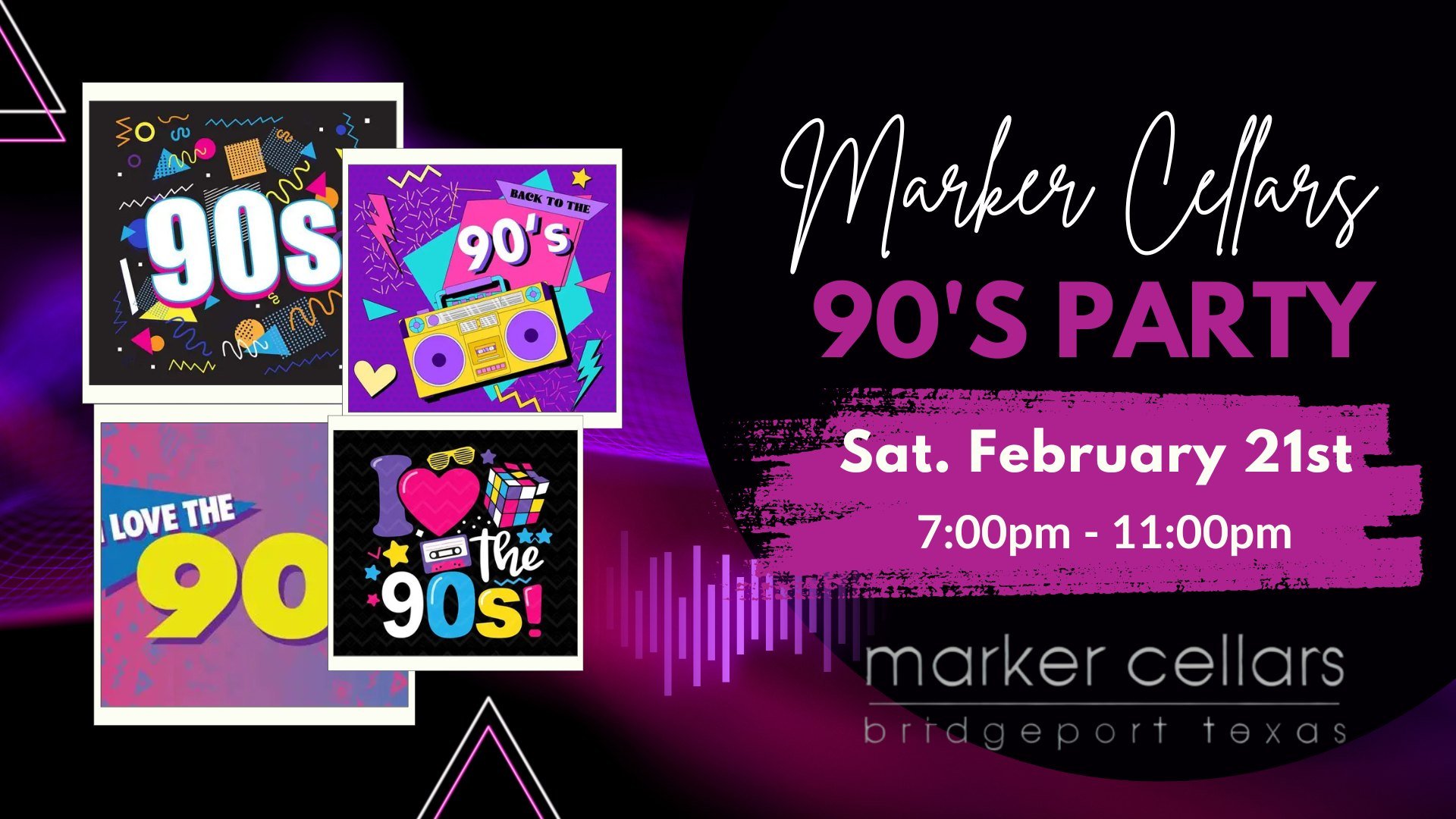 90's Party at Marker Cellars 