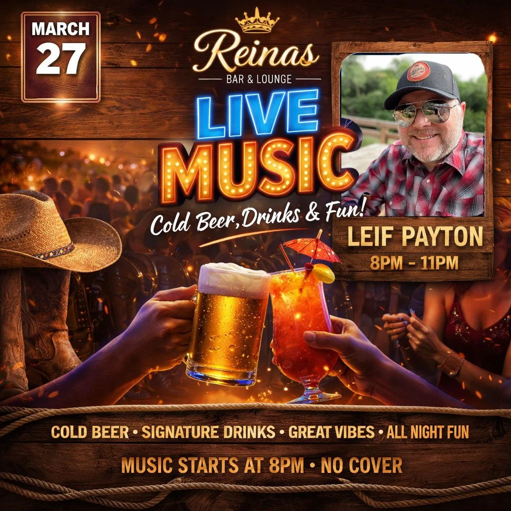 LIVE MUSIC NIGHT at Reinas Bar &amp; Lounge