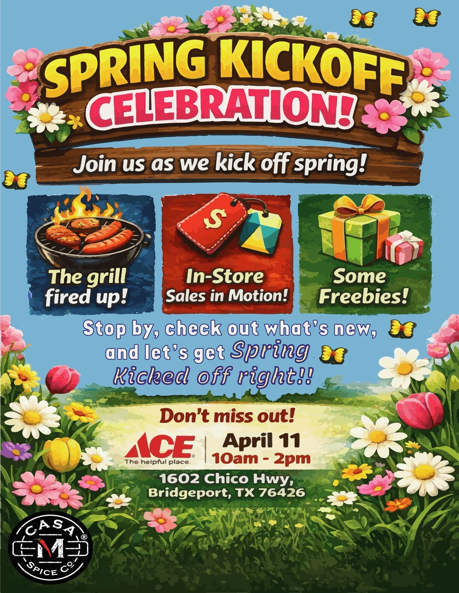 Spring Kickoff Celebration at Ace Hardware of Bridgeport!
