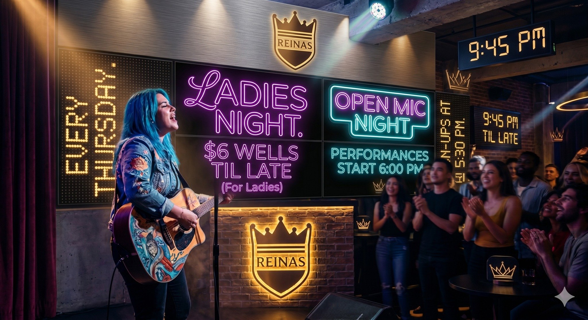 Ladies Night &amp; Open Mic Night!  