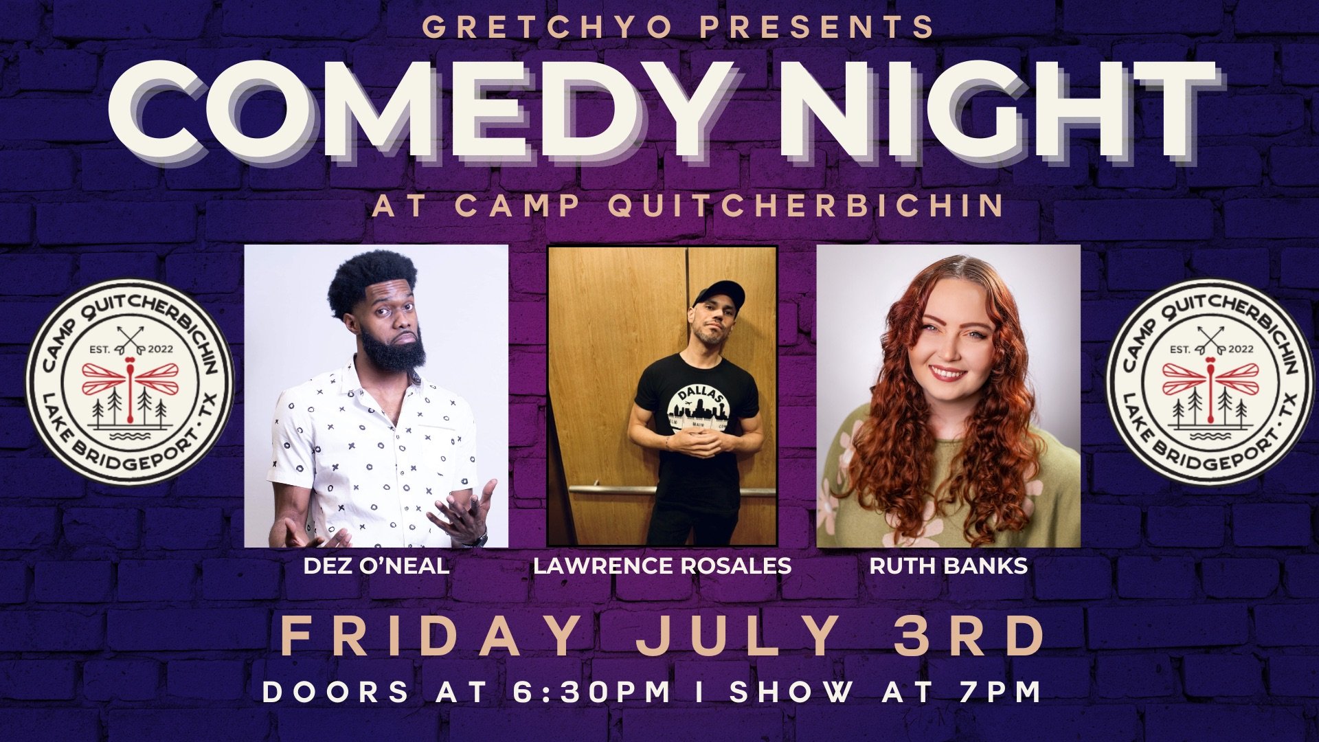 Comedy Night @ Camp QYB 