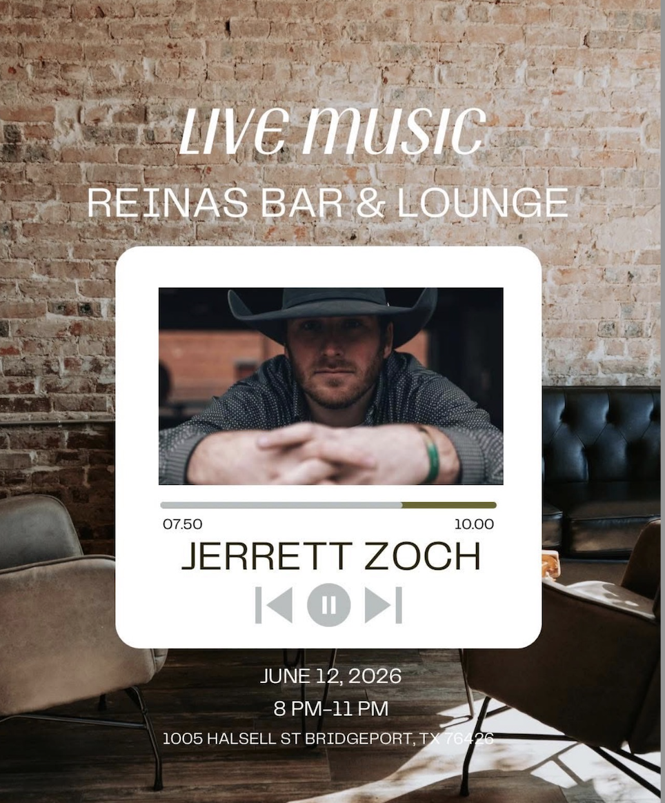 Live music with Jerrett Zoch at Reinas 