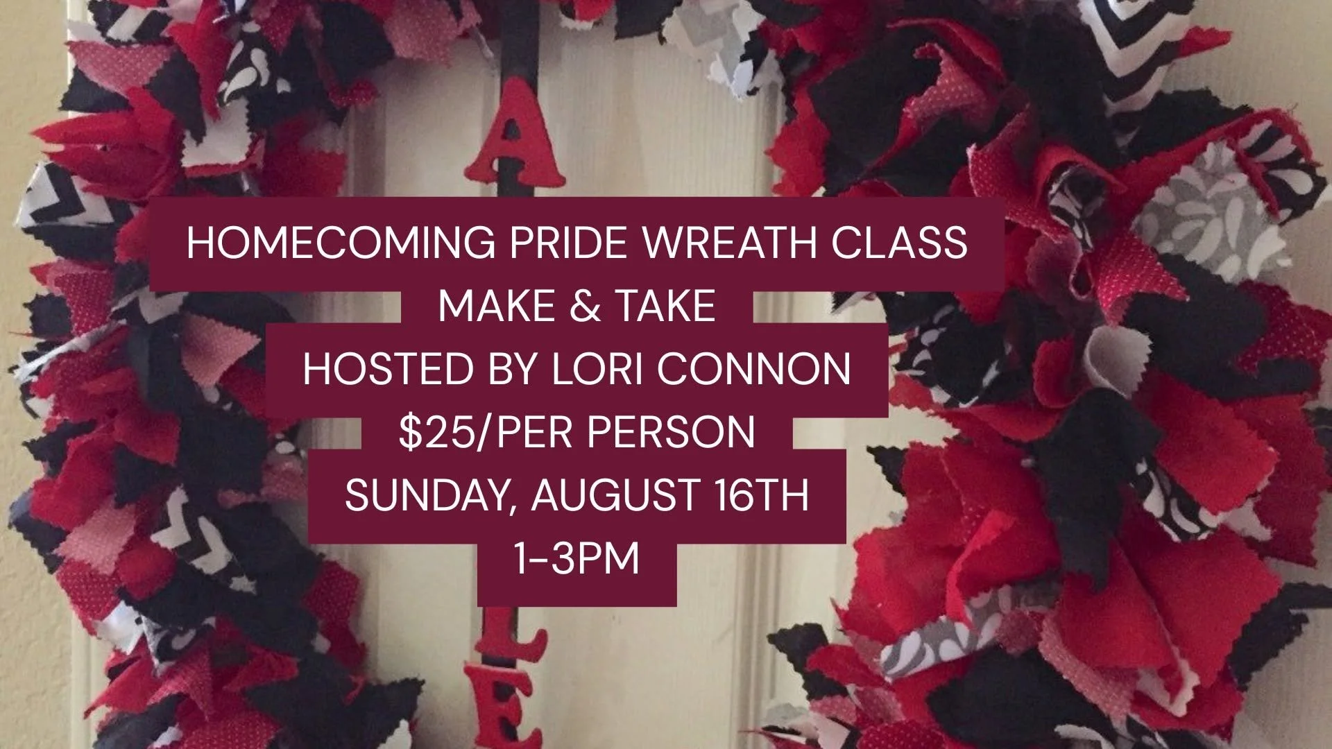 Homecoming Pride Wreath Class