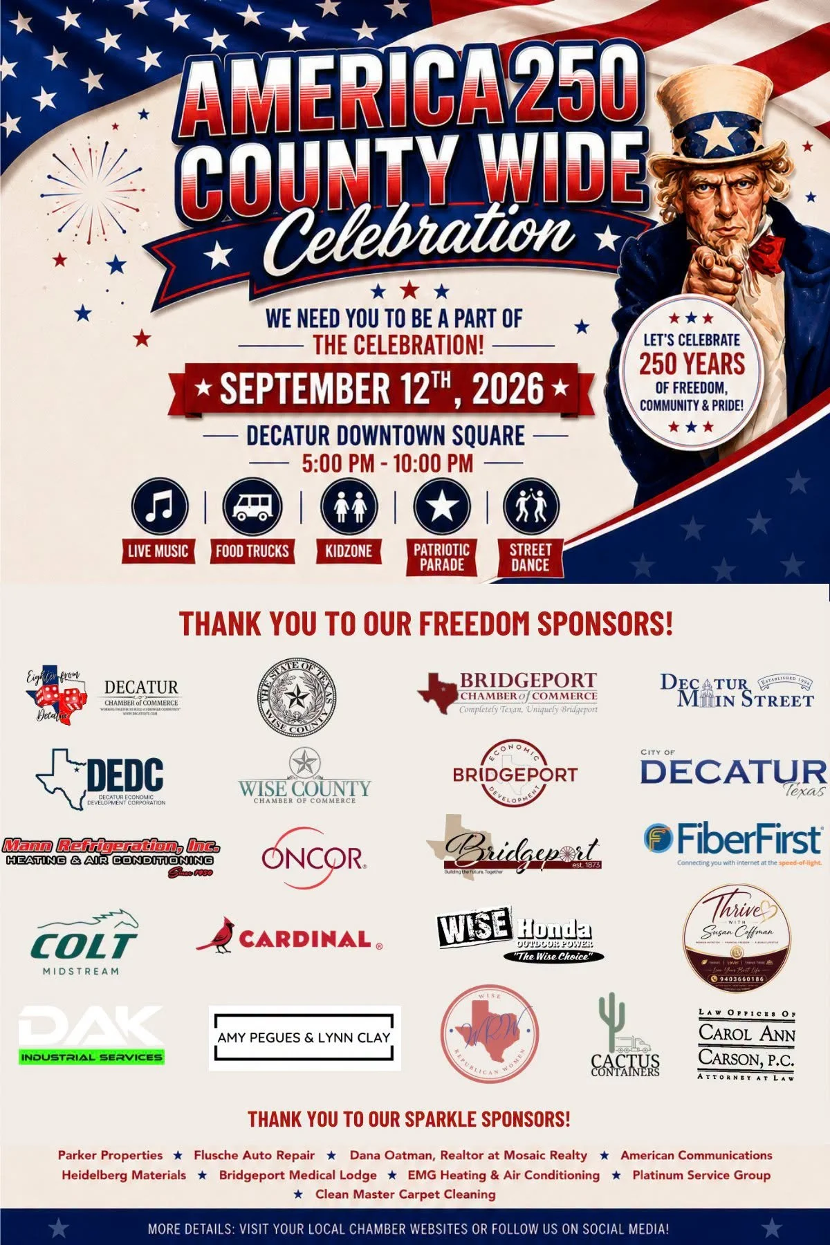 CELEBRATE AMERICA’S 250TH