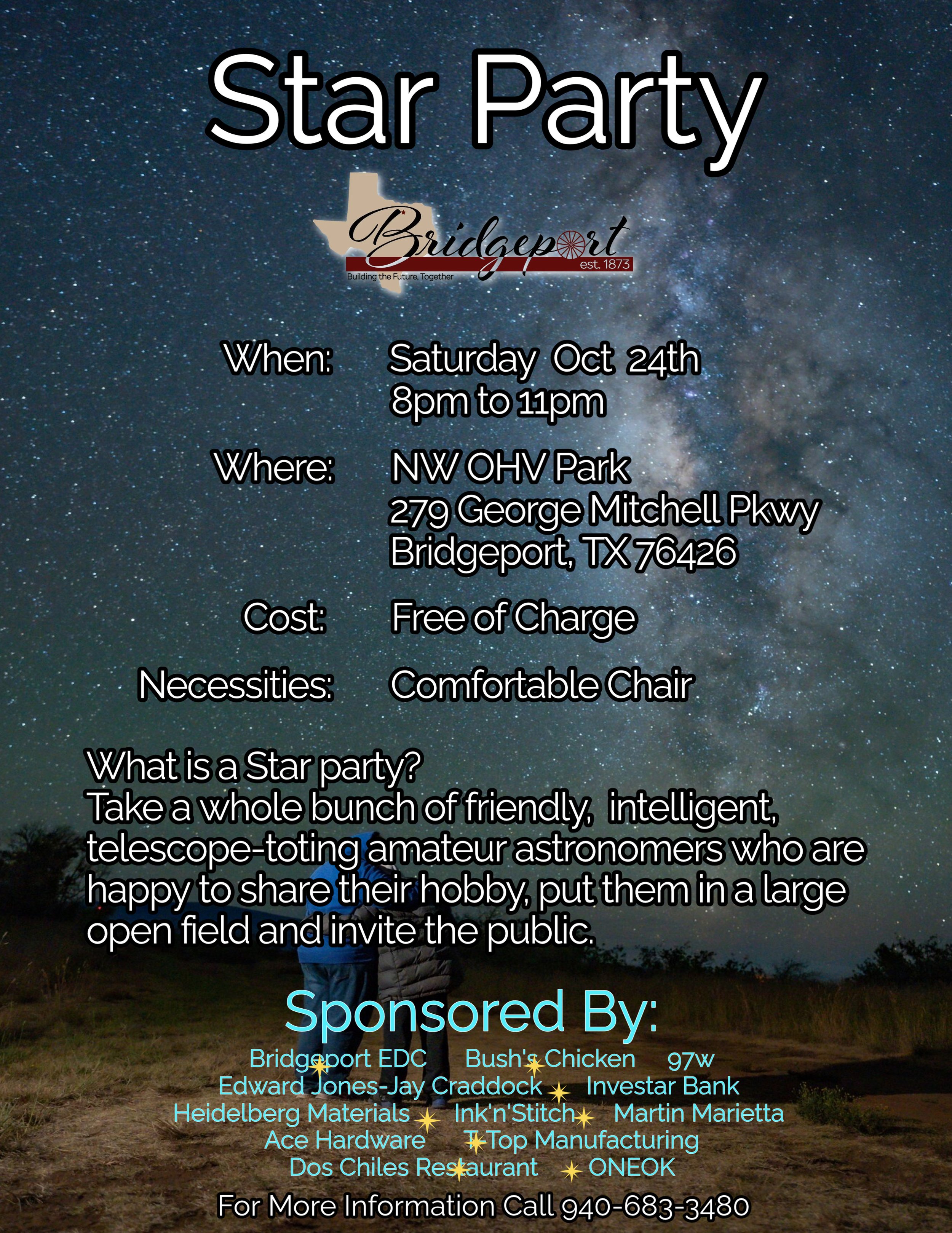 Star Party at Northwest OHV Park