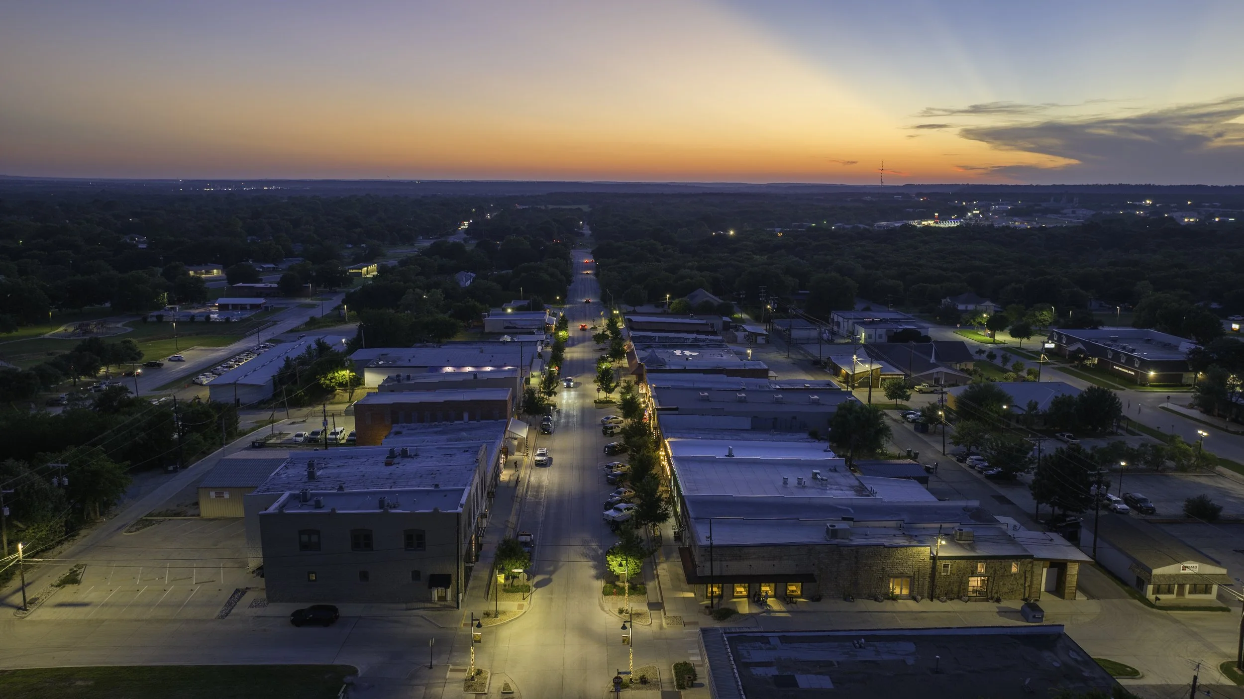 Halsell Street at Sunset.JPG