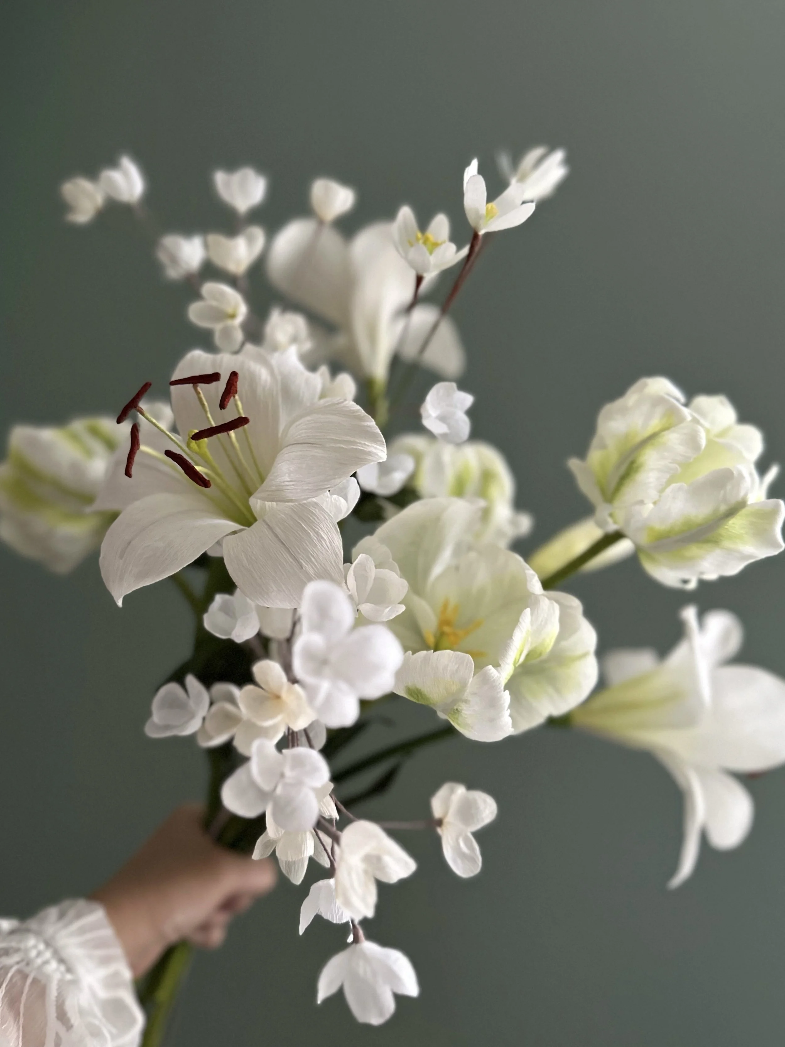 Blomster af papir fra doxaflowers.com