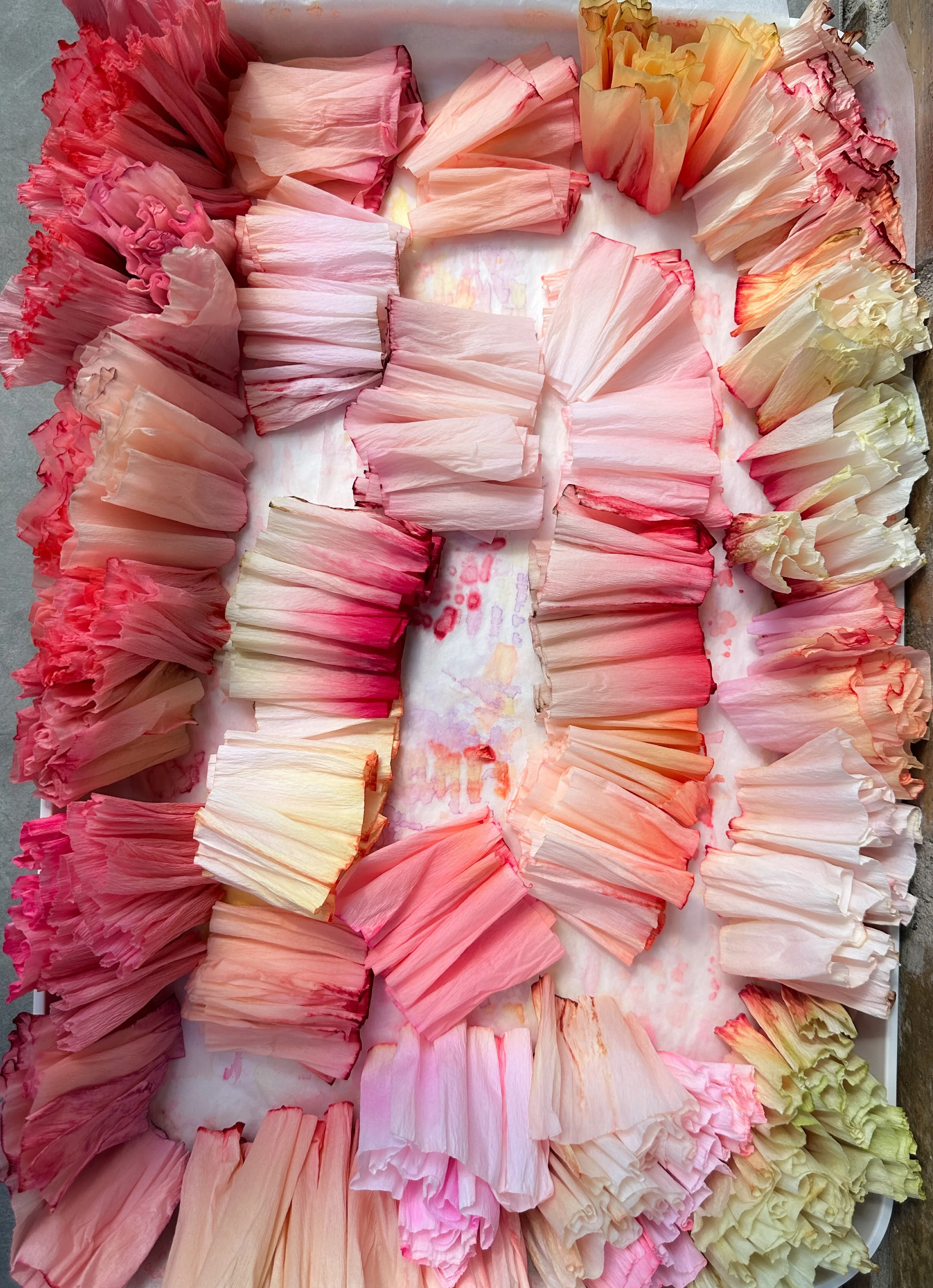 Indfarvet papir til unika værker, doxaflowers