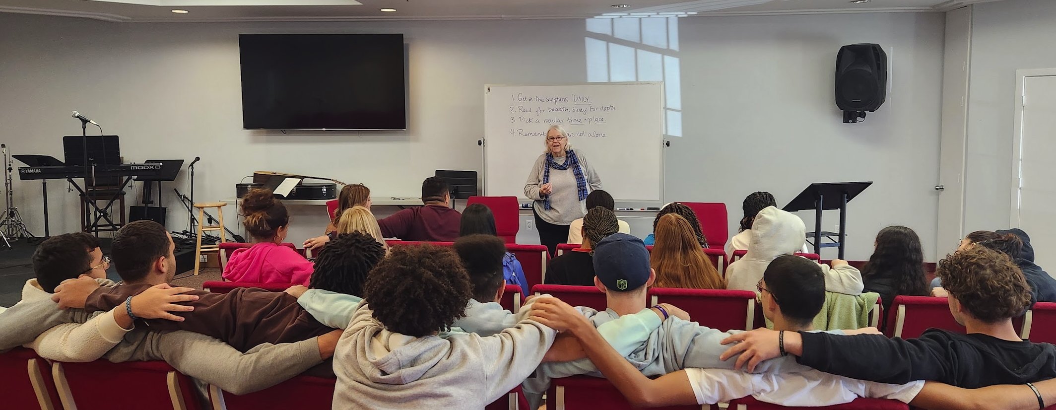After a Lifetime of Dynamic Youth Ministry, Allyson Clark Invests in the Endowed Fund That Will Underwrite Salaries of Future Youth Leaders
