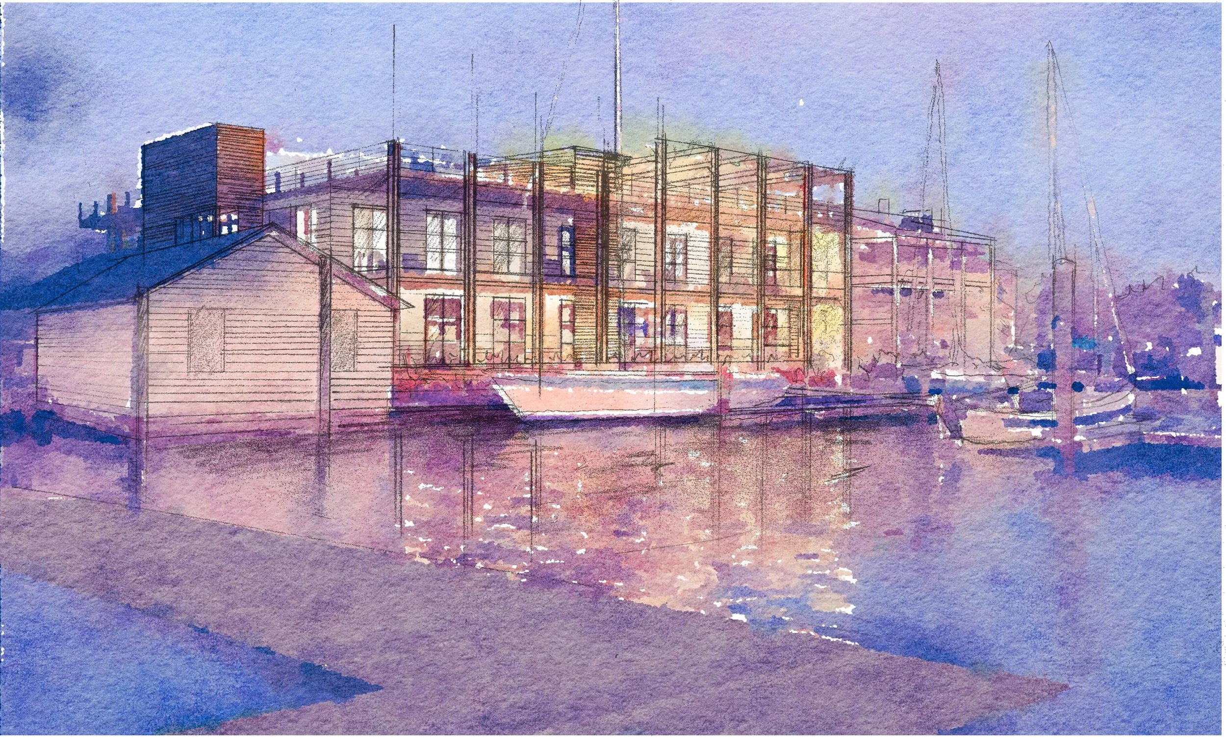 Front Street - line and watercolor drawing.jpg