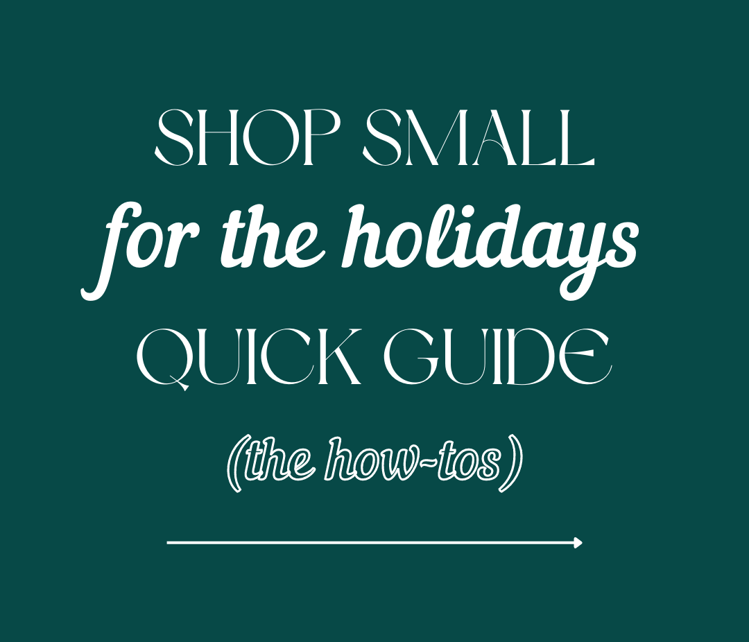 How to Shop Small for the Holidays