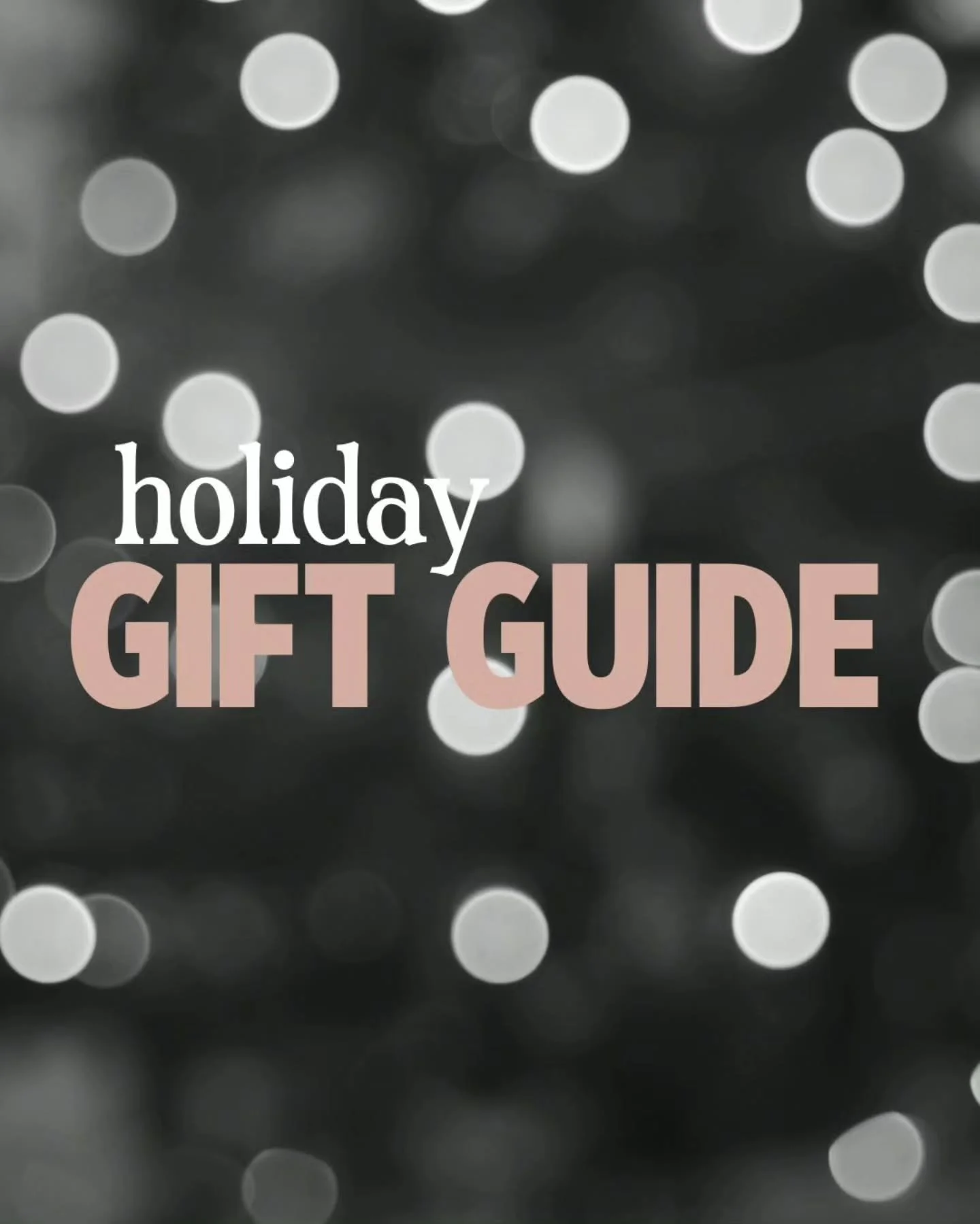The Holiday Gift Guide is here! 🎁

If you're on my newsletter list, it's sitting in your email inbox and if you're not, see the link in my bio / stories! 

This is something I put together annually and I hope you get some inspiration from it! It mak