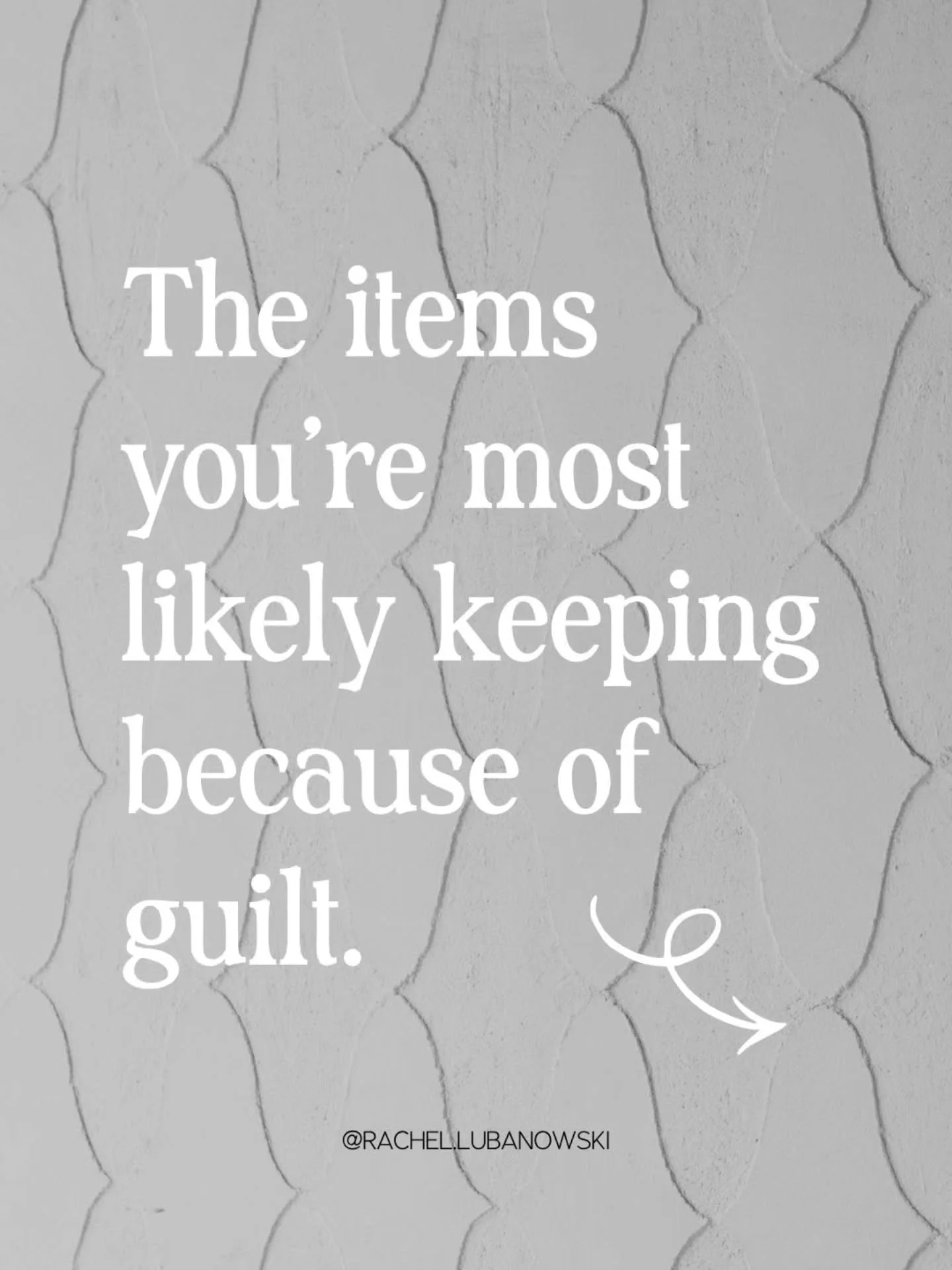 One of the hardest things to release? Gifts! 🎁

We keep them because:

&bull; It feels wasteful to let it go.

&bull; We feel guilty about the money spent.

&bull; We worry about hurting the giver's feelings.

&bull; We think we "should" k