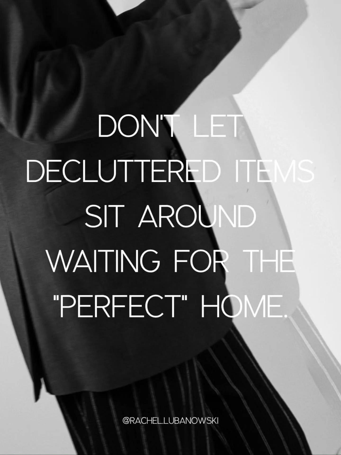 Picture this: You're post decluttering your home (yay!), but items sit for weeks or even months in bags or boxes "waiting" to be donated.

You say to yourself: "I'll find the right place for this" or "I want to make sure it g