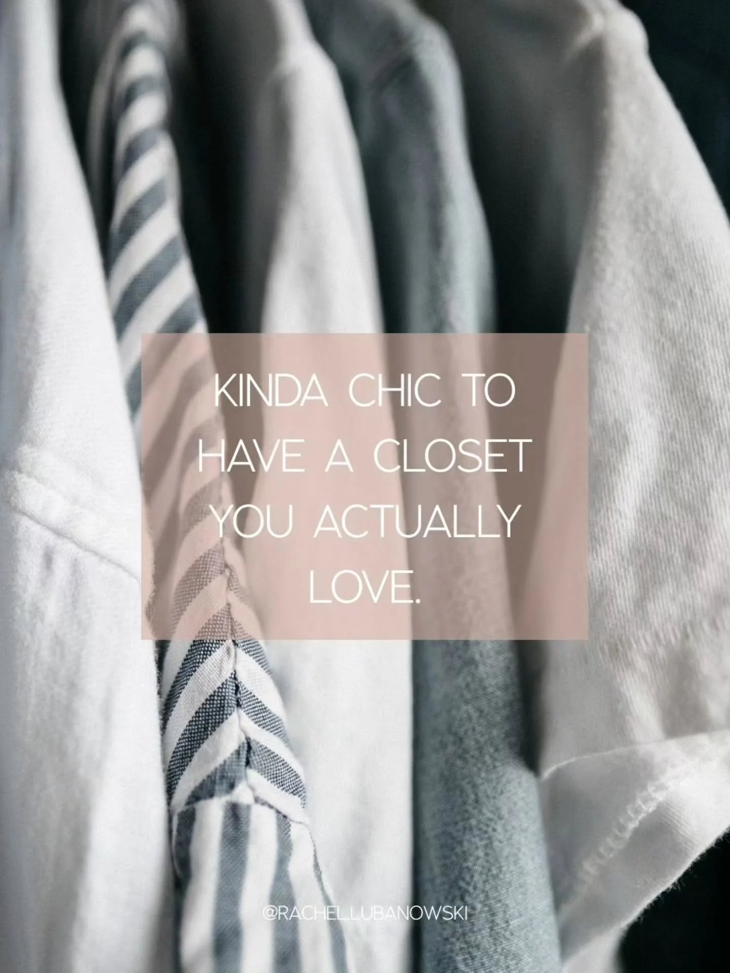 I had to hop on this trend!

Some things are just...kinda chic. 💘

Having a closet that actually makes you happy? Chic. Knowing the owner by name at your favorite spot. The ultimate of chic! Growing your own food. So chic. 

But mostly? It's chic to