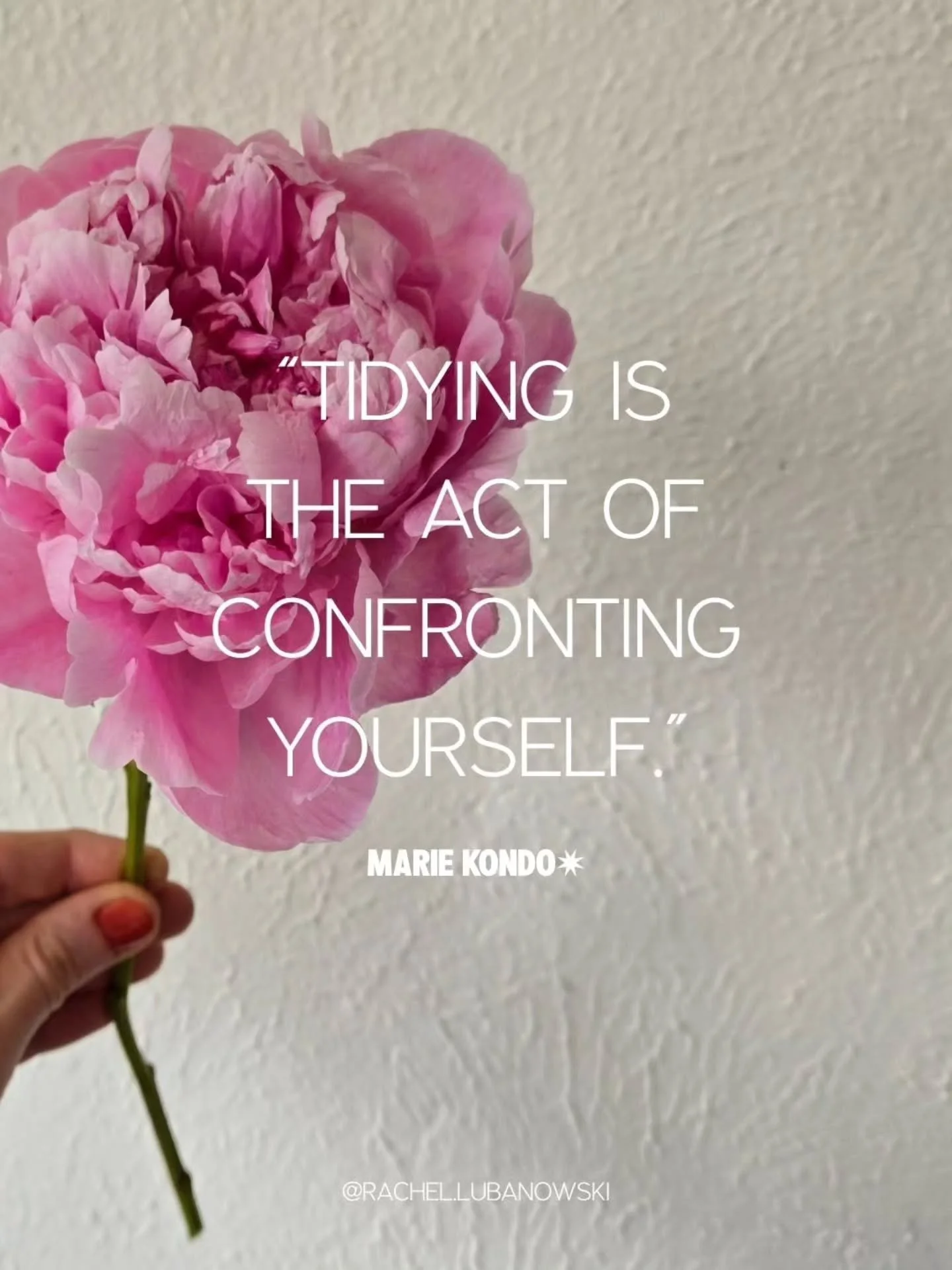 Tidying isn't really about the stuff, is it? 

It's about confronting yourself: your choices, patterns, attachment to things, guilt, and your fear of letting go. 🌀

Every item you release is a small act of honesty. Every decision you make about what
