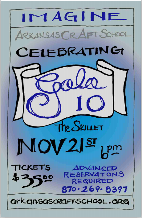 Arkansas Craft School GALA Tickets Available Until November 8th