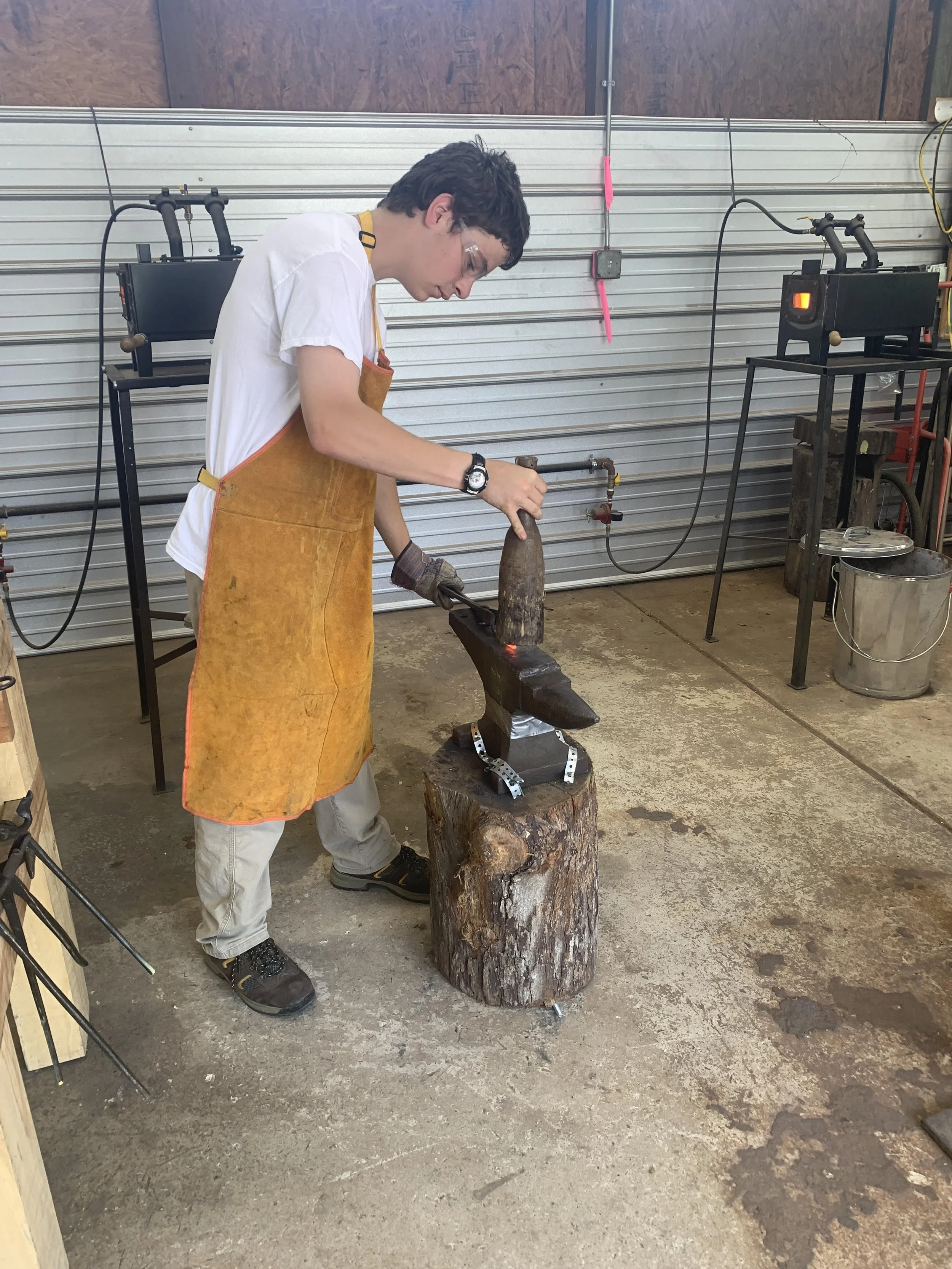 Special Young Artists Blacksmithing, Apr 22