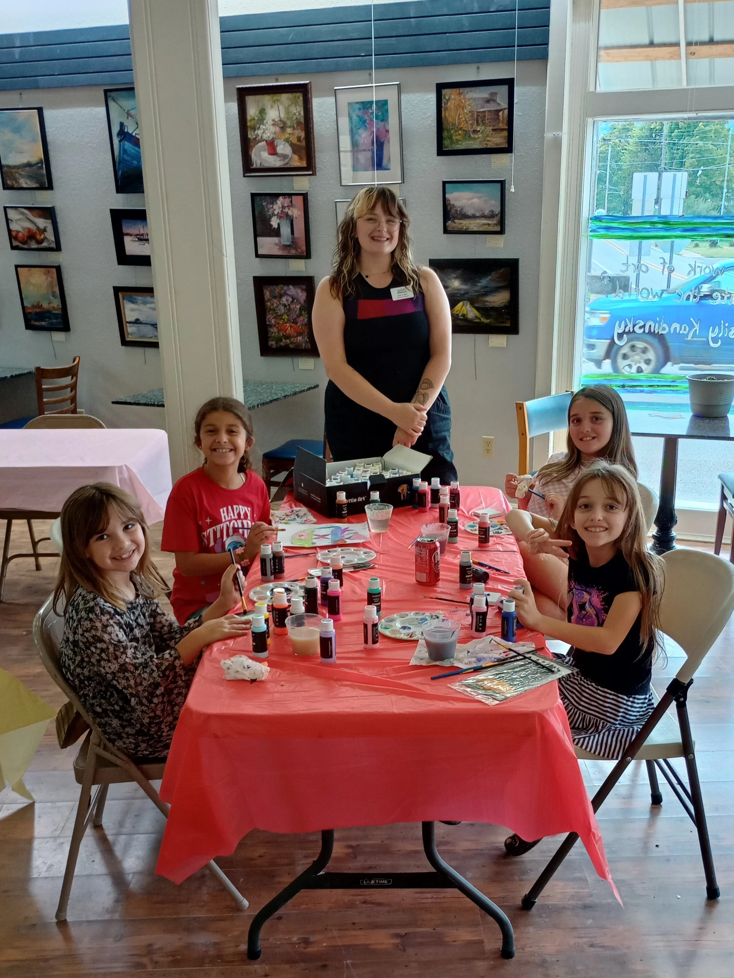 Young Artists Painting