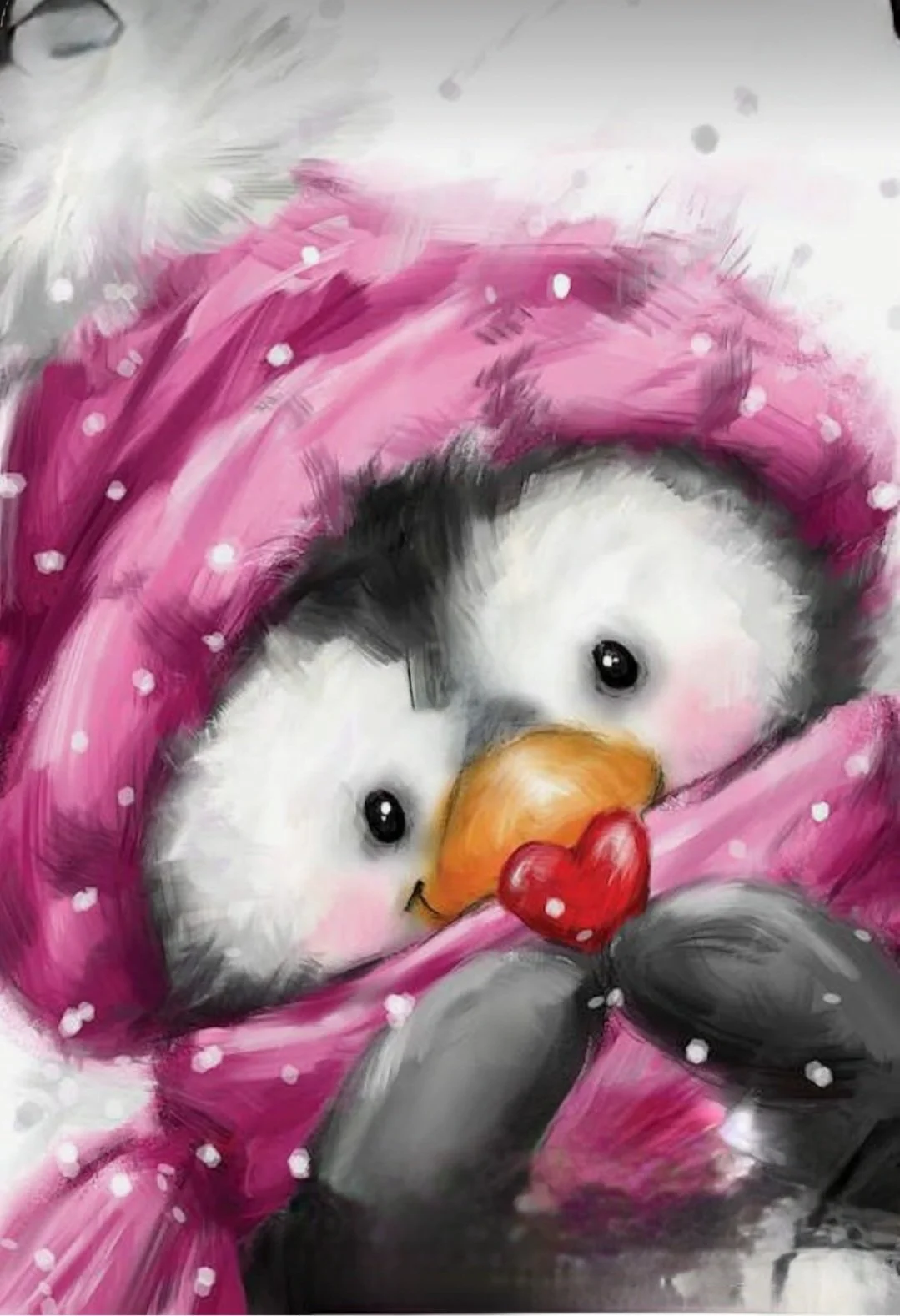 Sweet Penguin Acrylic, Dec 4