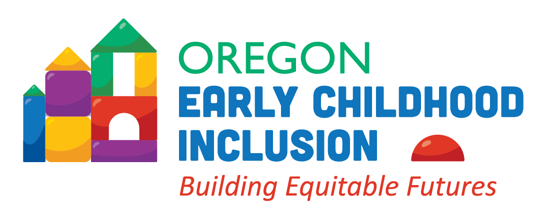 colorful block logo for Oregon Early Childhood Inclusion