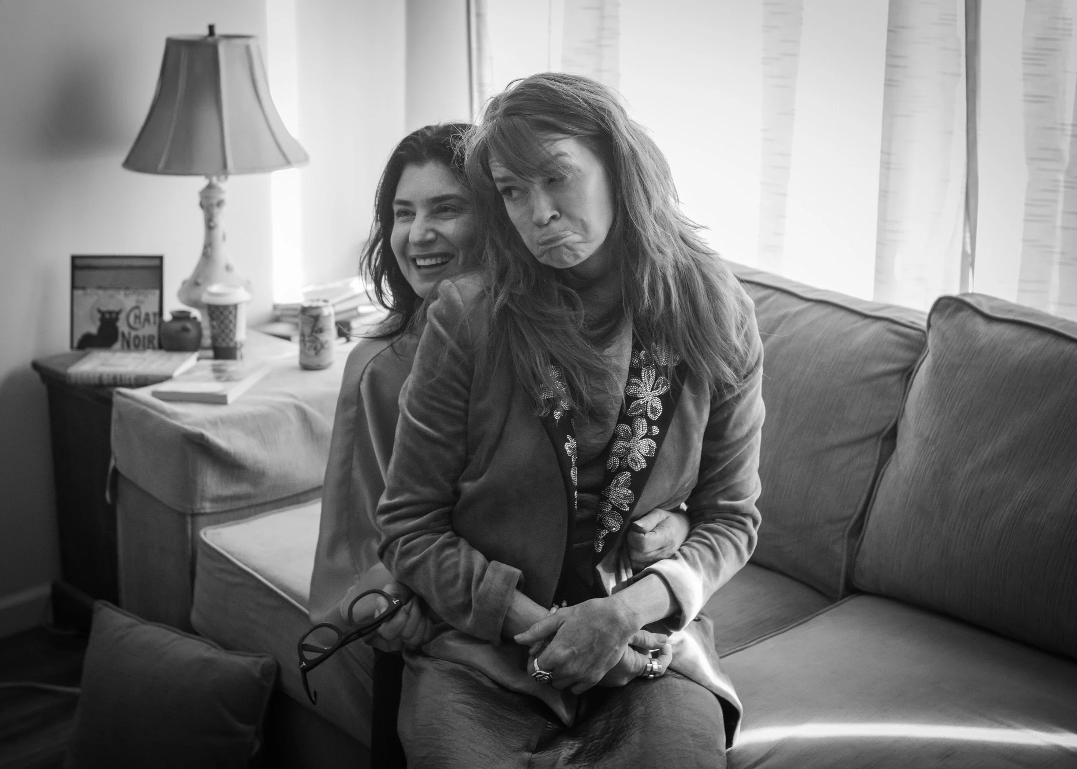 Authors Jennifer Pastiloff and Emily Rapp Black in conversation at Jennifer's Los Angeles home.