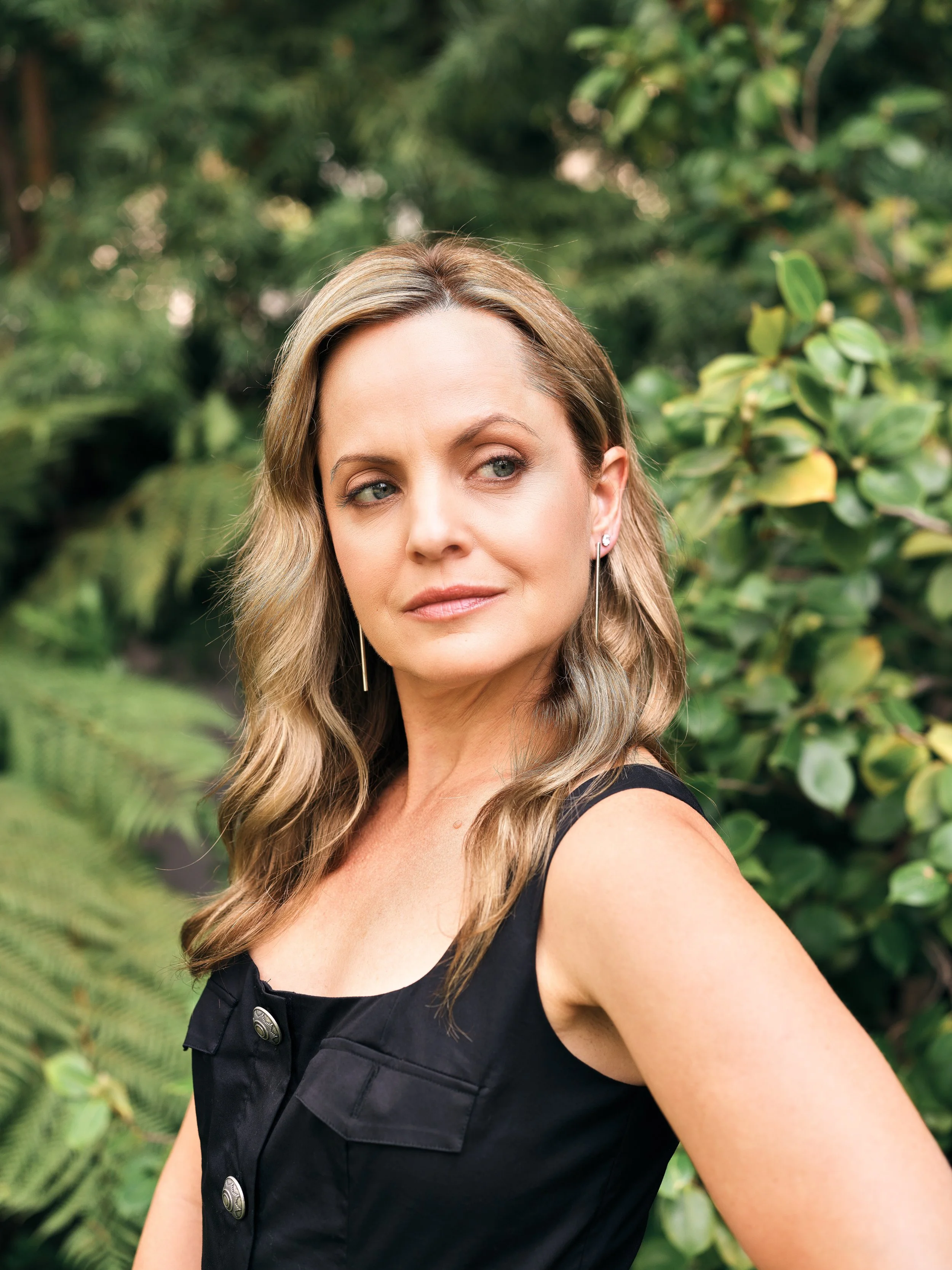 Mena Suvari poses at a private home in Los Angeles.