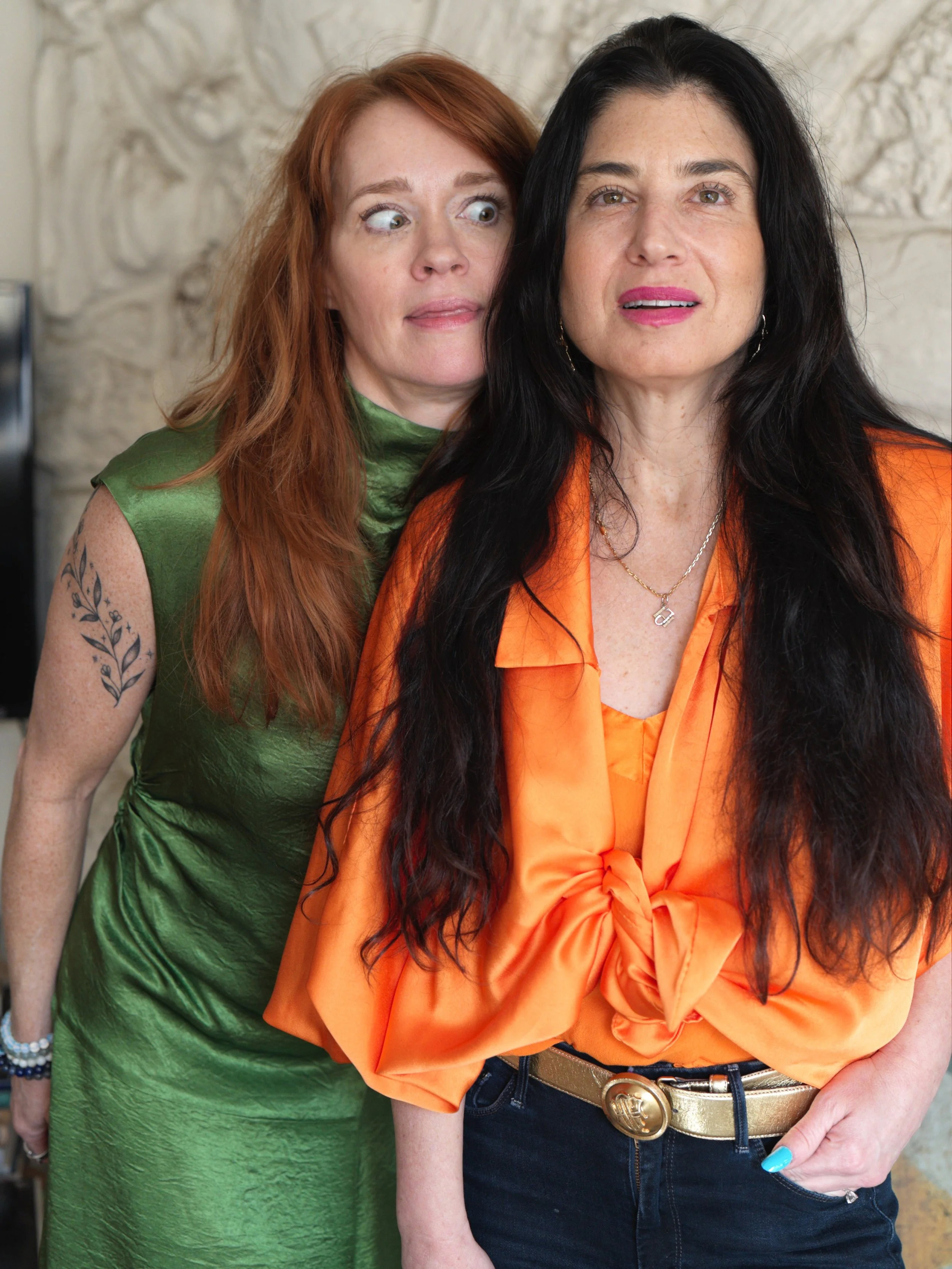 Authors Jennifer Pastiloff and Emily Rapp Black in conversation at Jennifer's Los Angeles home.