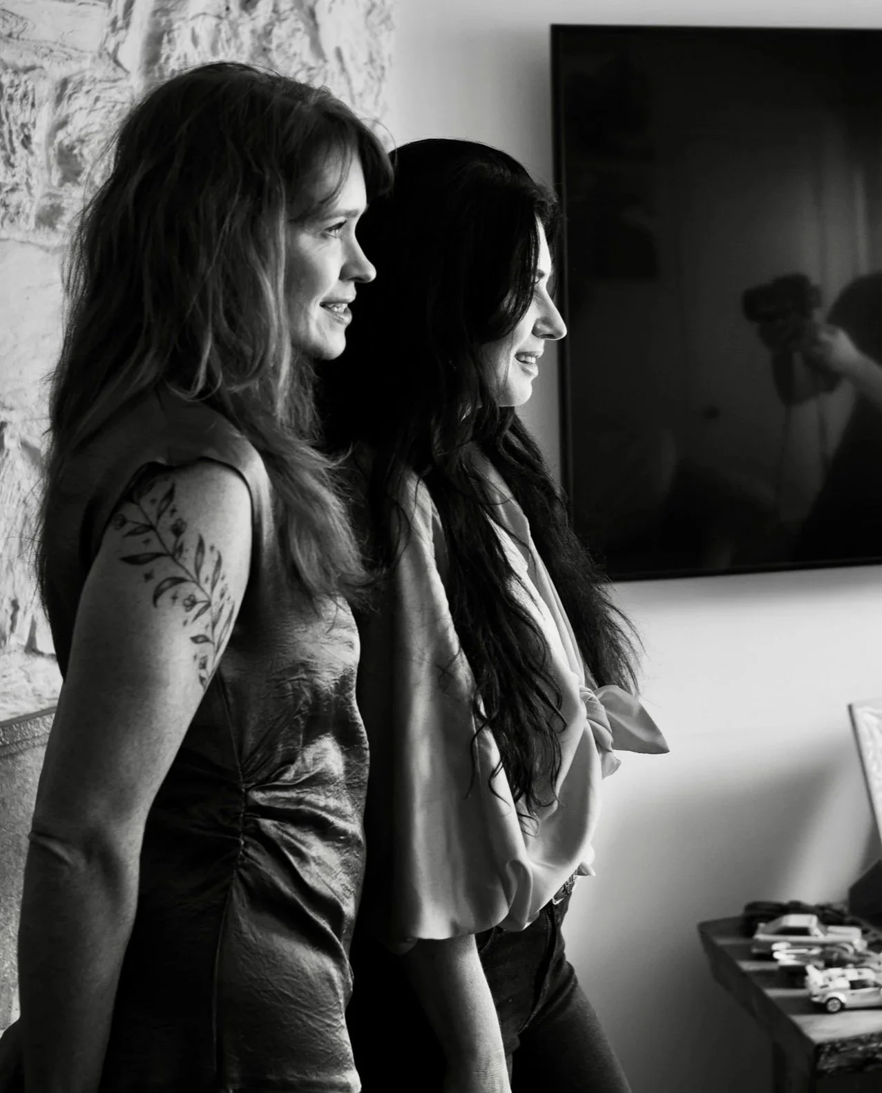 Authors Jennifer Pastiloff and Emily Rapp Black in conversation at Jennifer's Los Angeles home.