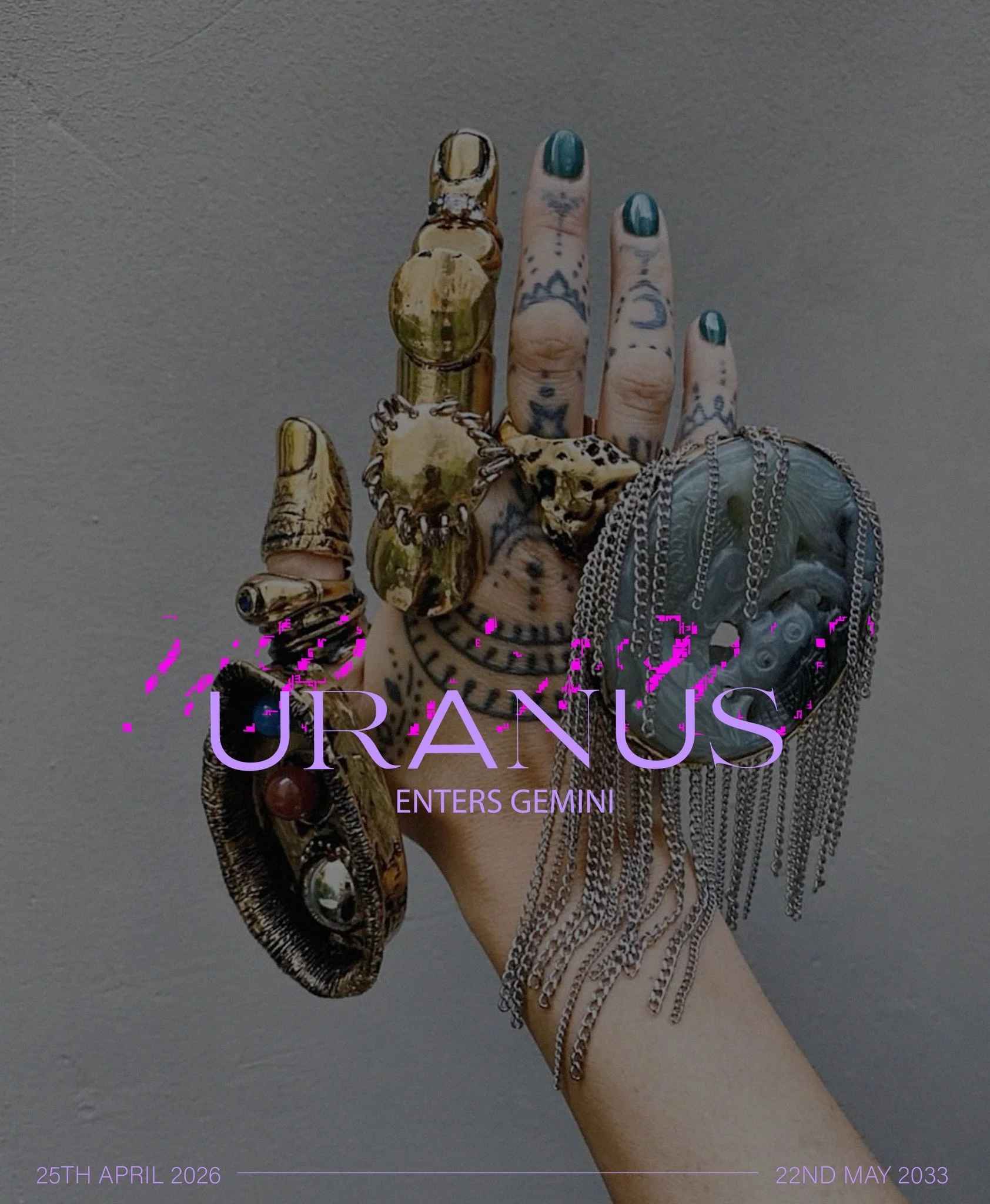 Cerebral vortexes being spun in new directions, opened and elasticised. Your spirit is about to feel too big for your body. Your brain too big for your skull.

This shift completes a planetary configuration that is ushering in new worlds. Tune in. Ad