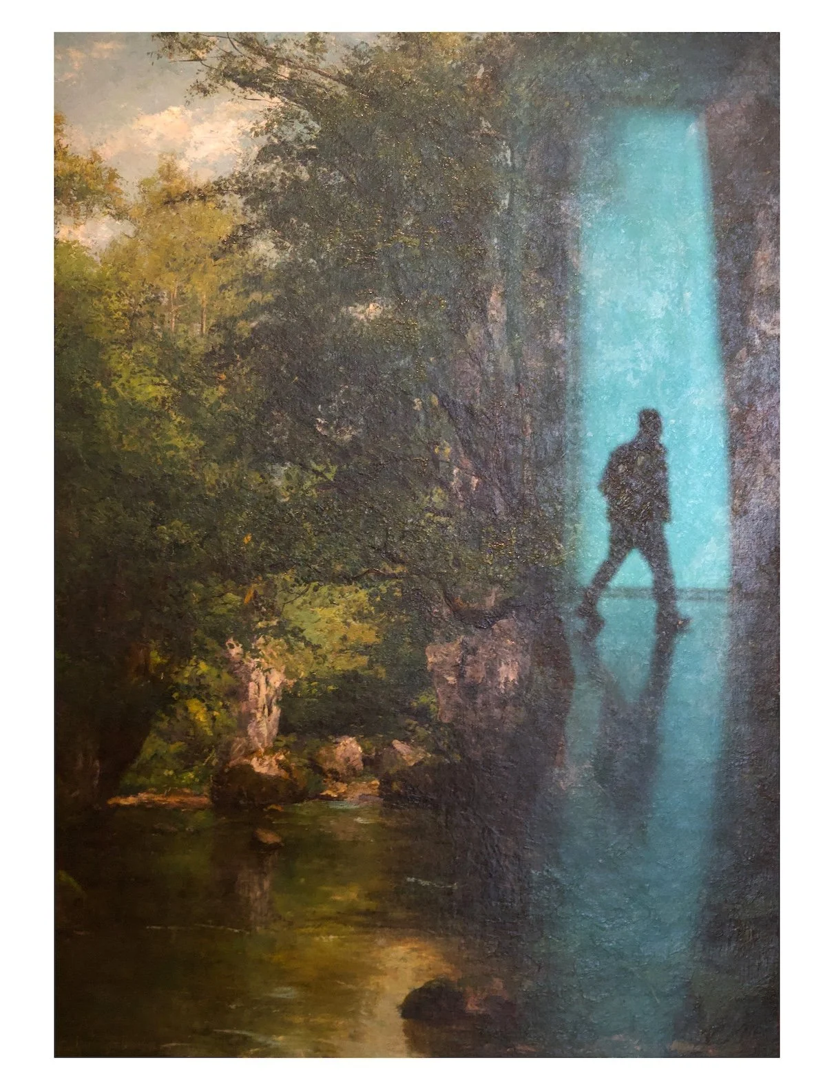 Reflection in Courbet, Madrid, 2023