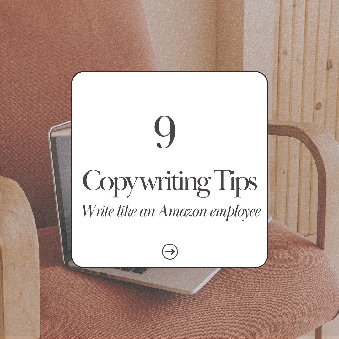 9 Tips Amazon uses to teach their employees how to be better copywriters!✍️ 

Want to see some examples? Checkout the original post from Alex Garcia here: bit.ly/3dOJe6F
.
.
.
.
Content credit: @alexgarcia_atx 

#Copywriting #copywritingtip #AlexGarc