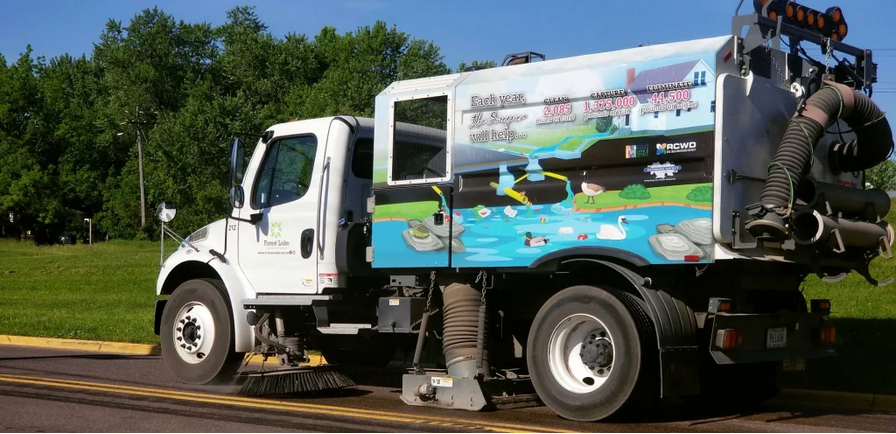 Sweeping streets and clearing drains for a cleaner St. Croix&nbsp;River