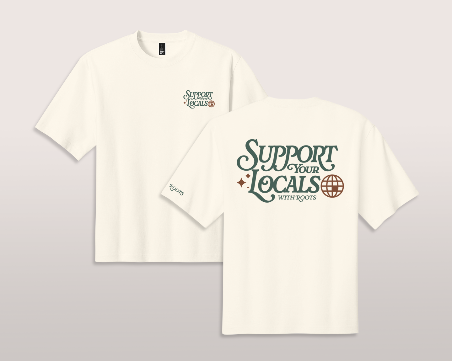 Support Your Locals x Roots T-Shirt