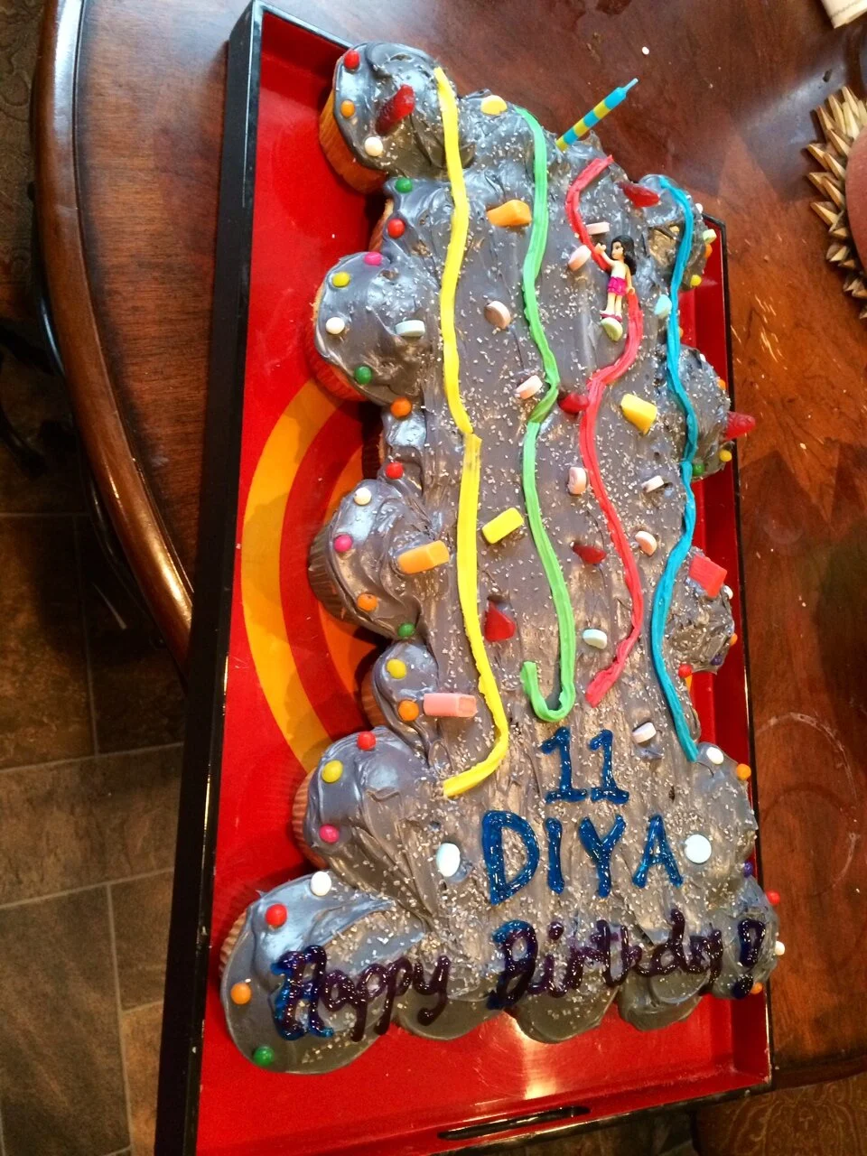 Rock Climbing Cake for the rock climbing enthusiast Diya