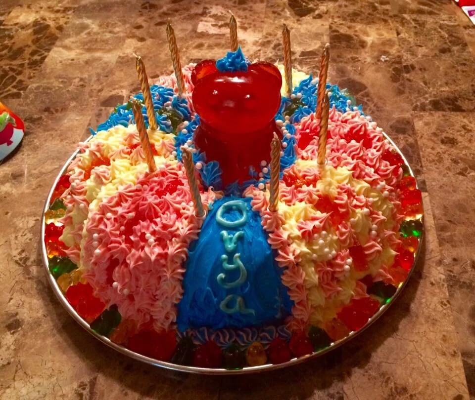 Gummy Bear Princess Cake for Ovya