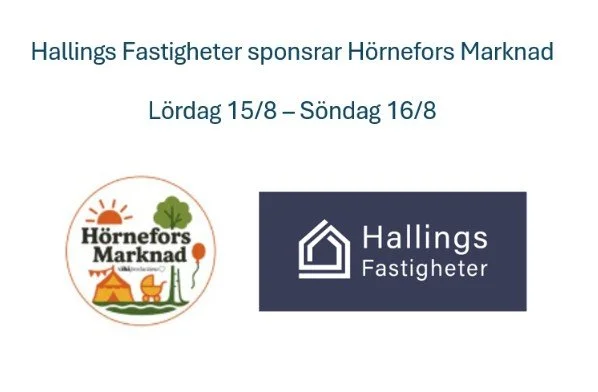 Vi sponsrar Hörnefors Marknad