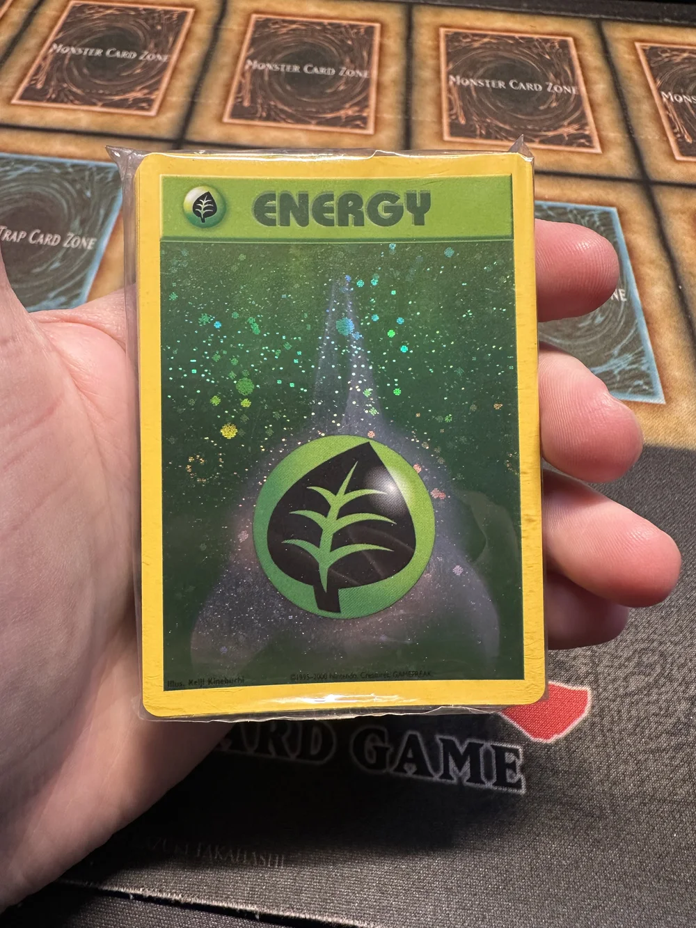 2002 Pokemon WOTC League Promo Grass Energy Pack Sealed Some Card Warping   Ruxin34
