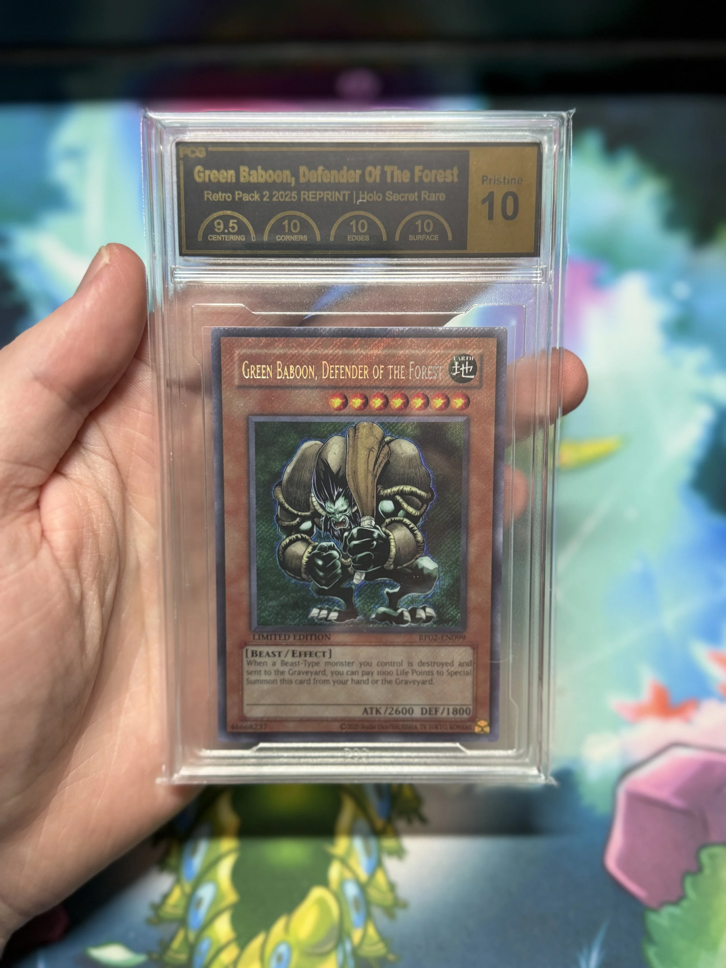 Green Baboon, Defender Of The Forest Retro Pack 2 Reprint RP02 Pristine 10