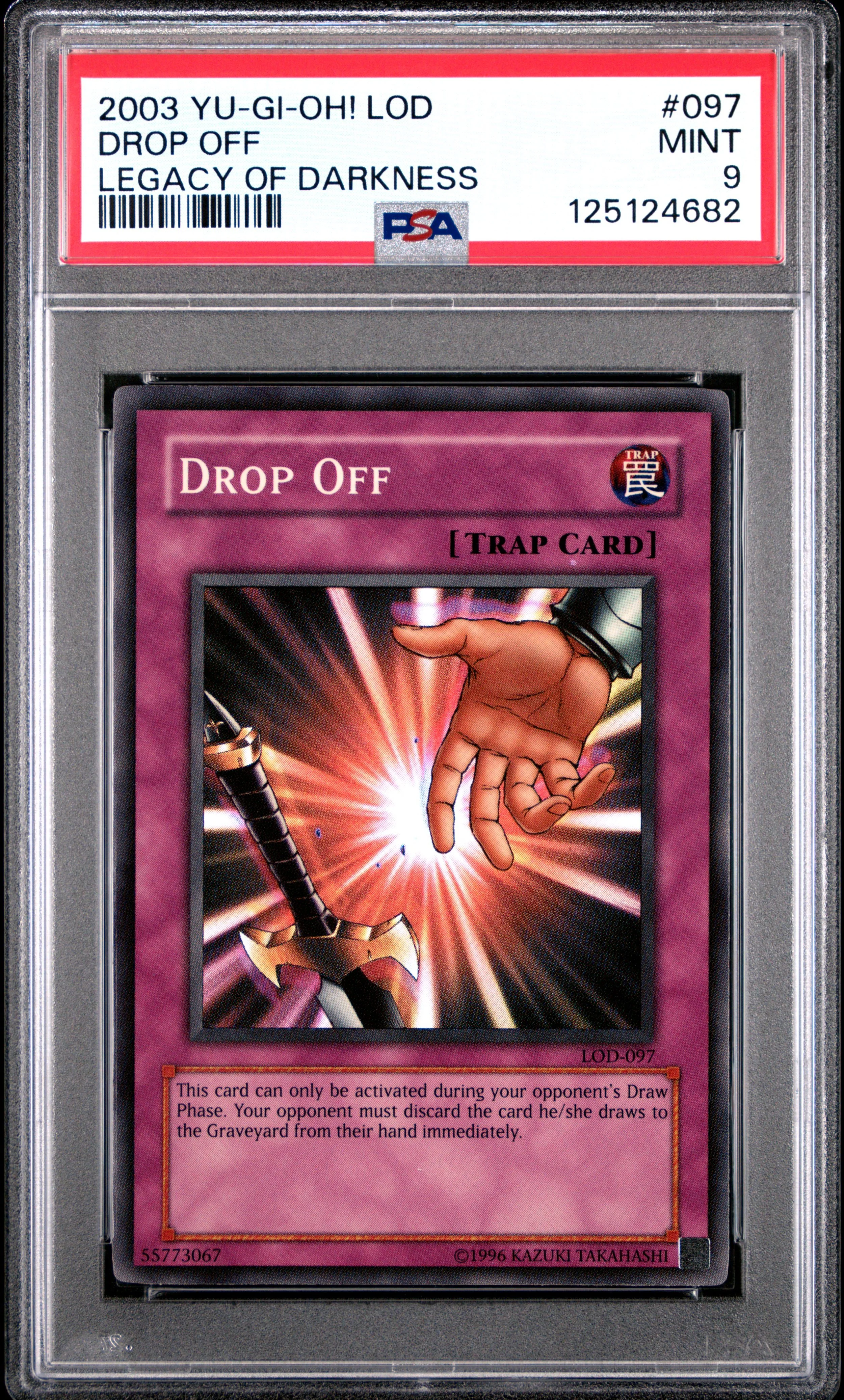 2003 YU-GI-OH! LOD-LEGACY OF DARKNESS 097 DROP OFF MINT 9
