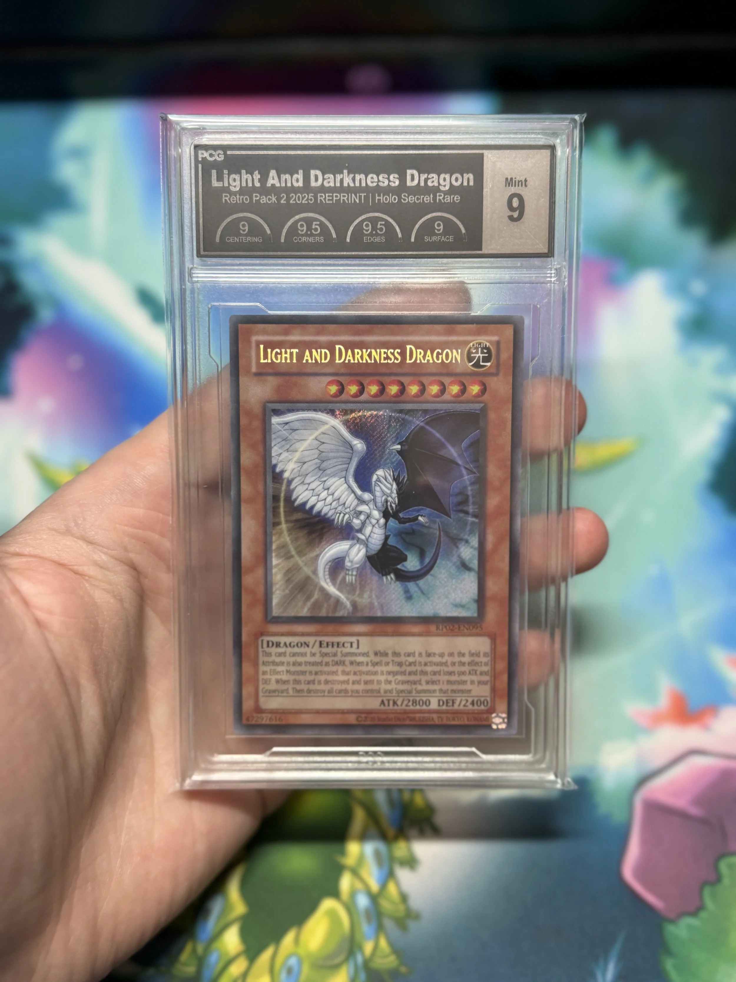 Light And Darkness Dragon Retro Pack 2 Reprint RP02 Mint 9
