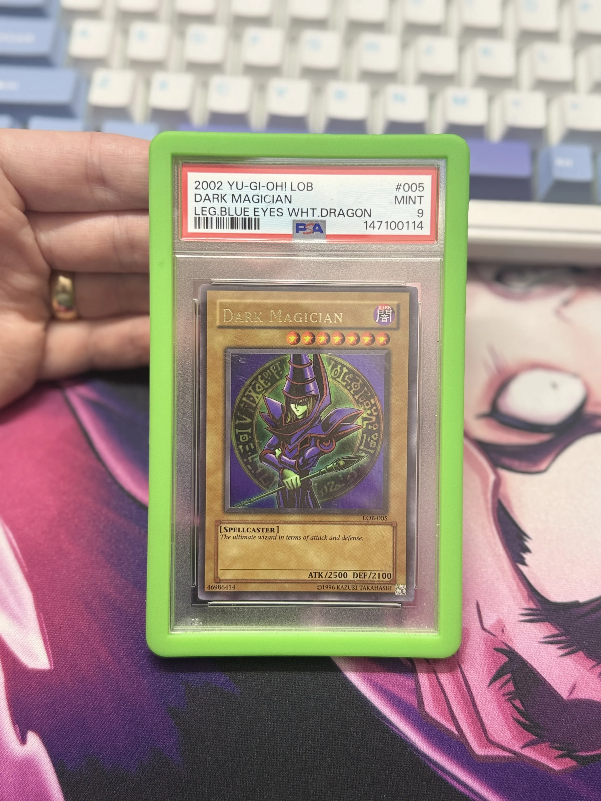 Dark Magician Leg Blue-Eyes Whit Dragon Unlimited PSA 9